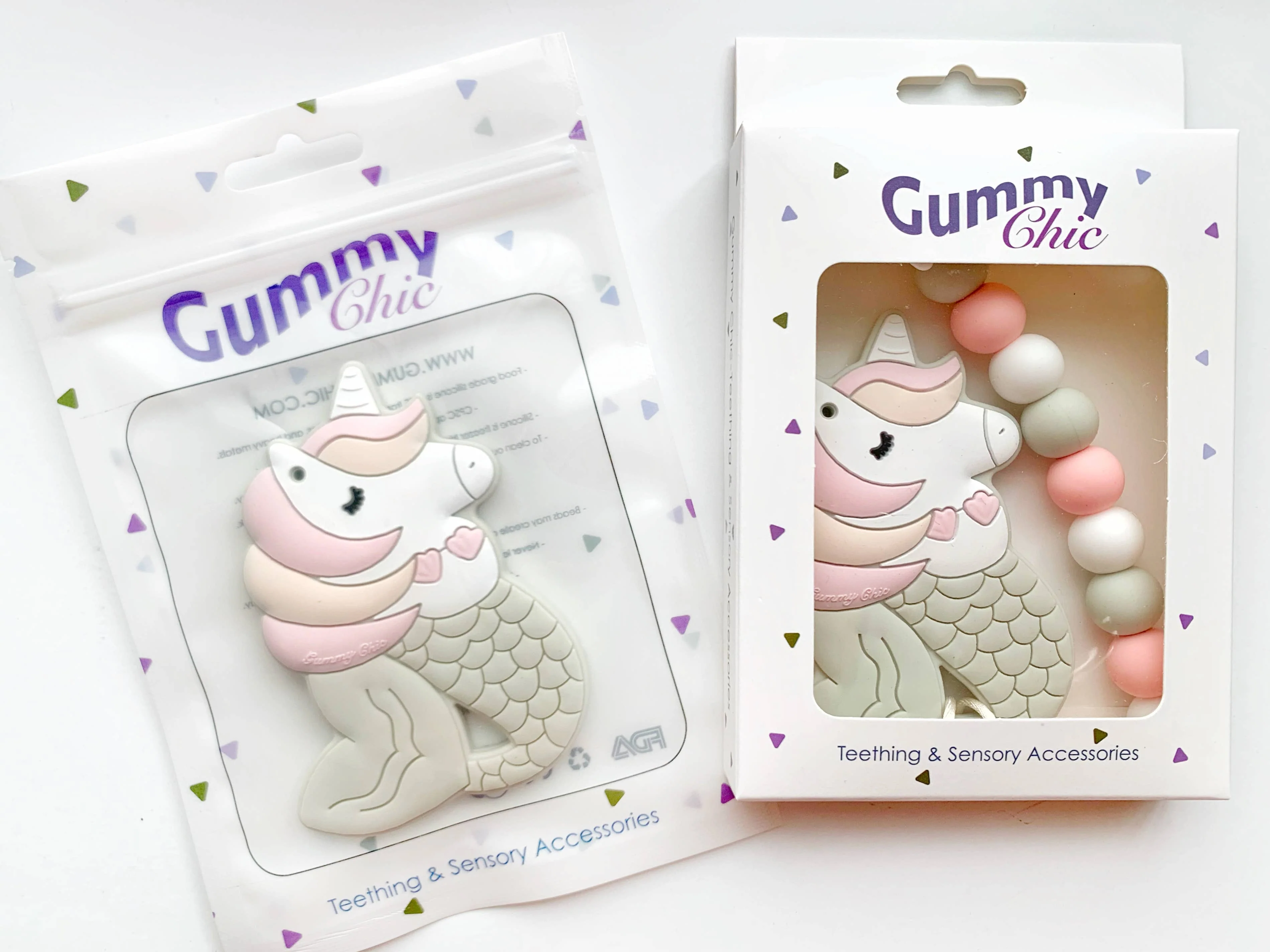 Mermicorn Baby Teether Toy and Sensory Chew - Image 12