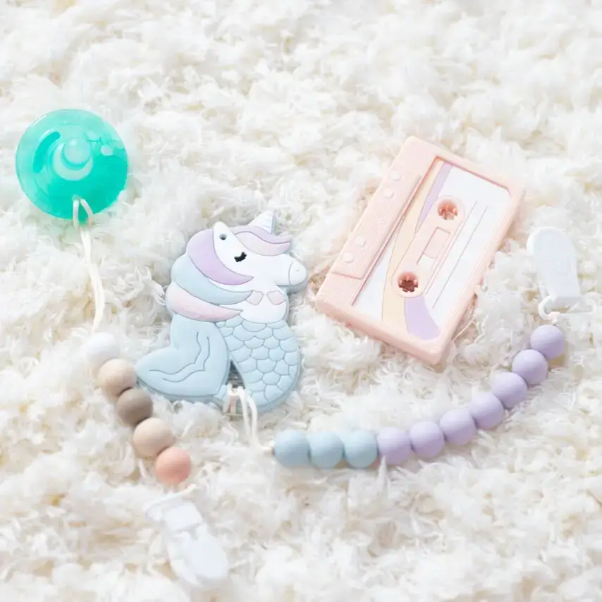 Mermicorn Baby Teether Toy and Sensory Chew - Image 3
