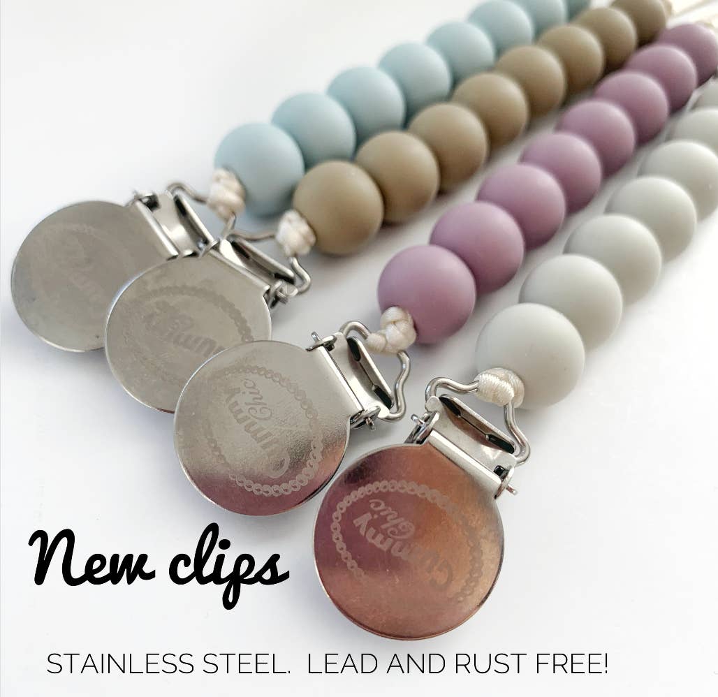 Sienna Pacifier Clip  Silicone Dummy Holder - Image 8
