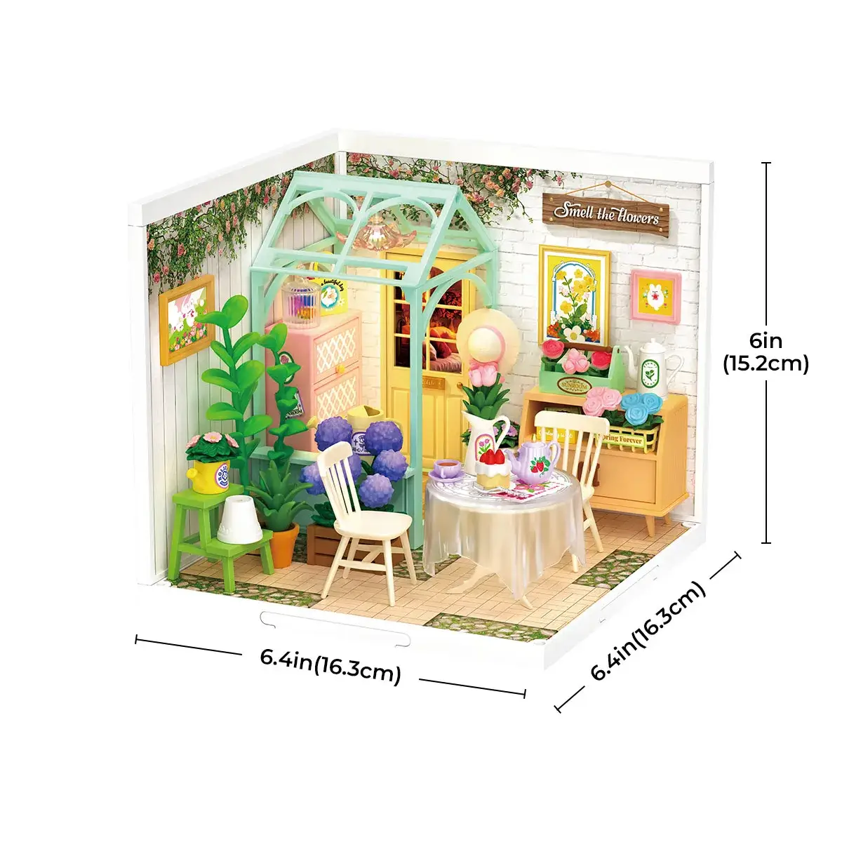 Hands Craft - DIY Miniature House Kit: Blooming Tea Garden - Image 2