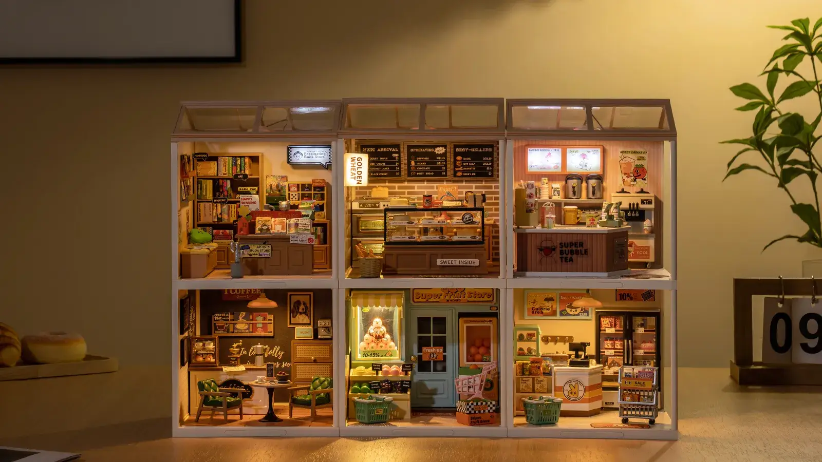 Hands Craft - DIY Miniature House Kit: Breezy Time Cafe - Image 10