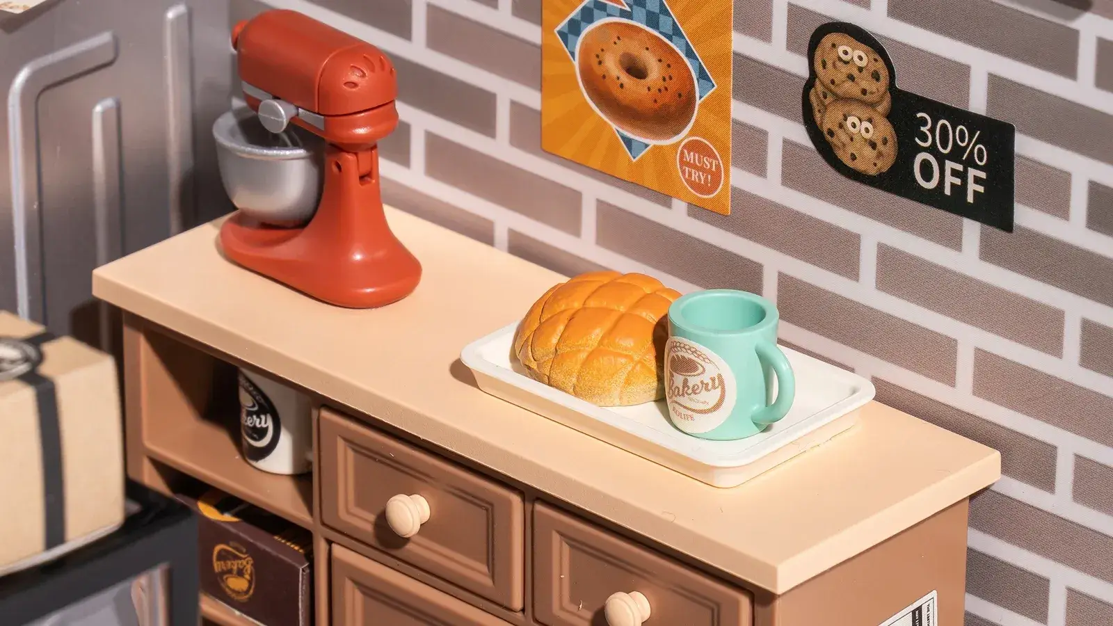 Hands Craft - DIY Miniature House Kit: Golden Wheat Bakery - Image 4