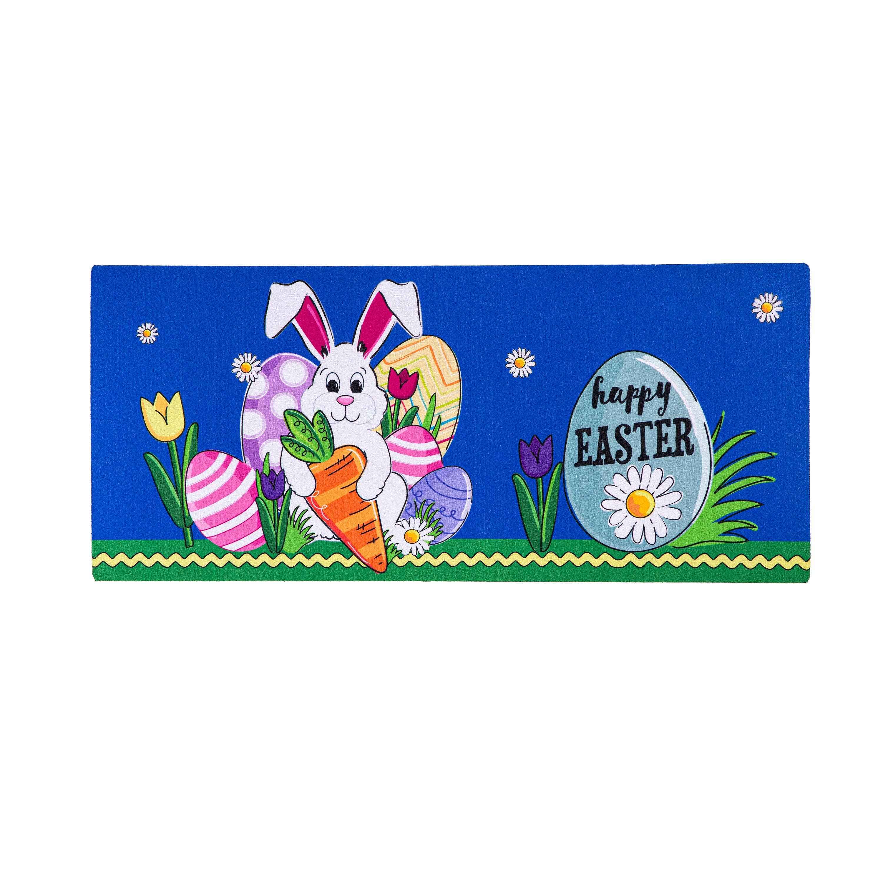 Happy Easter Bunny and Carrot Sassafras Switch Mat - Image 2