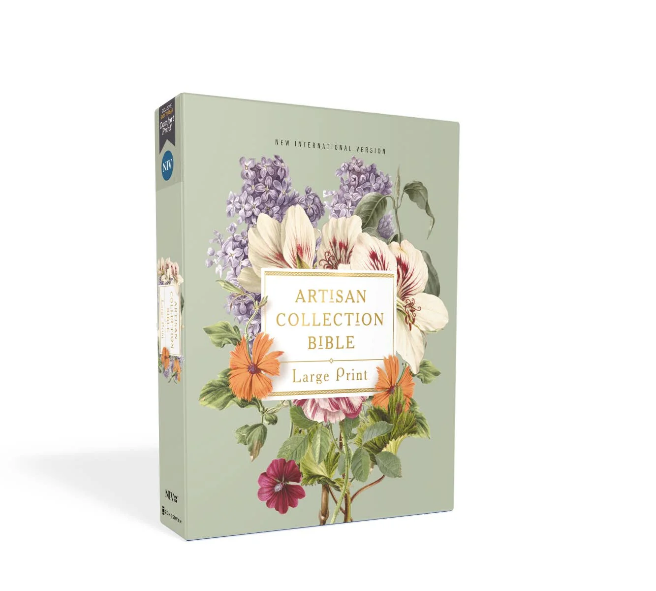 Bible LP Leathersoft Sage Floral