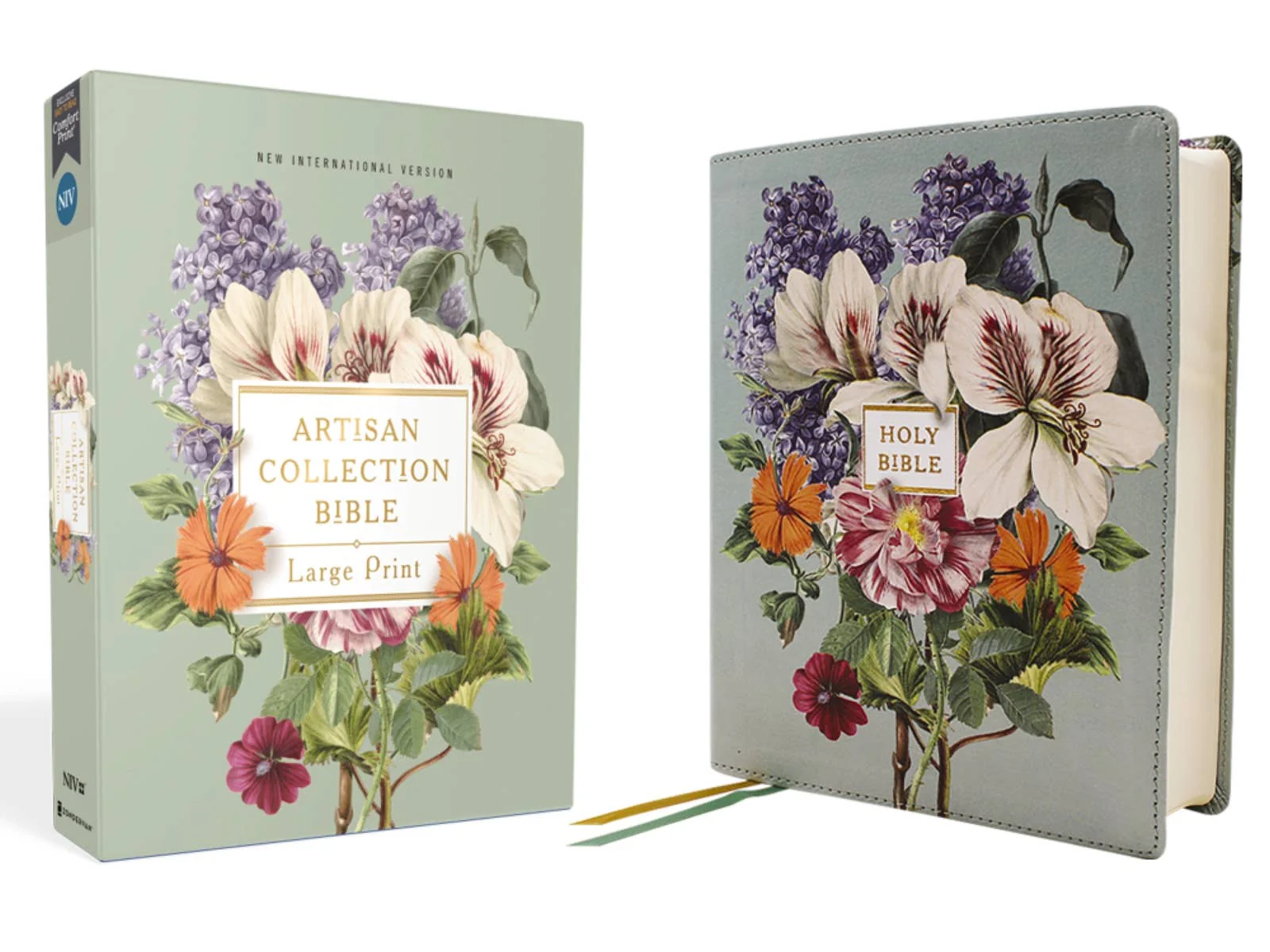 Bible LP Leathersoft Sage Floral - Image 11