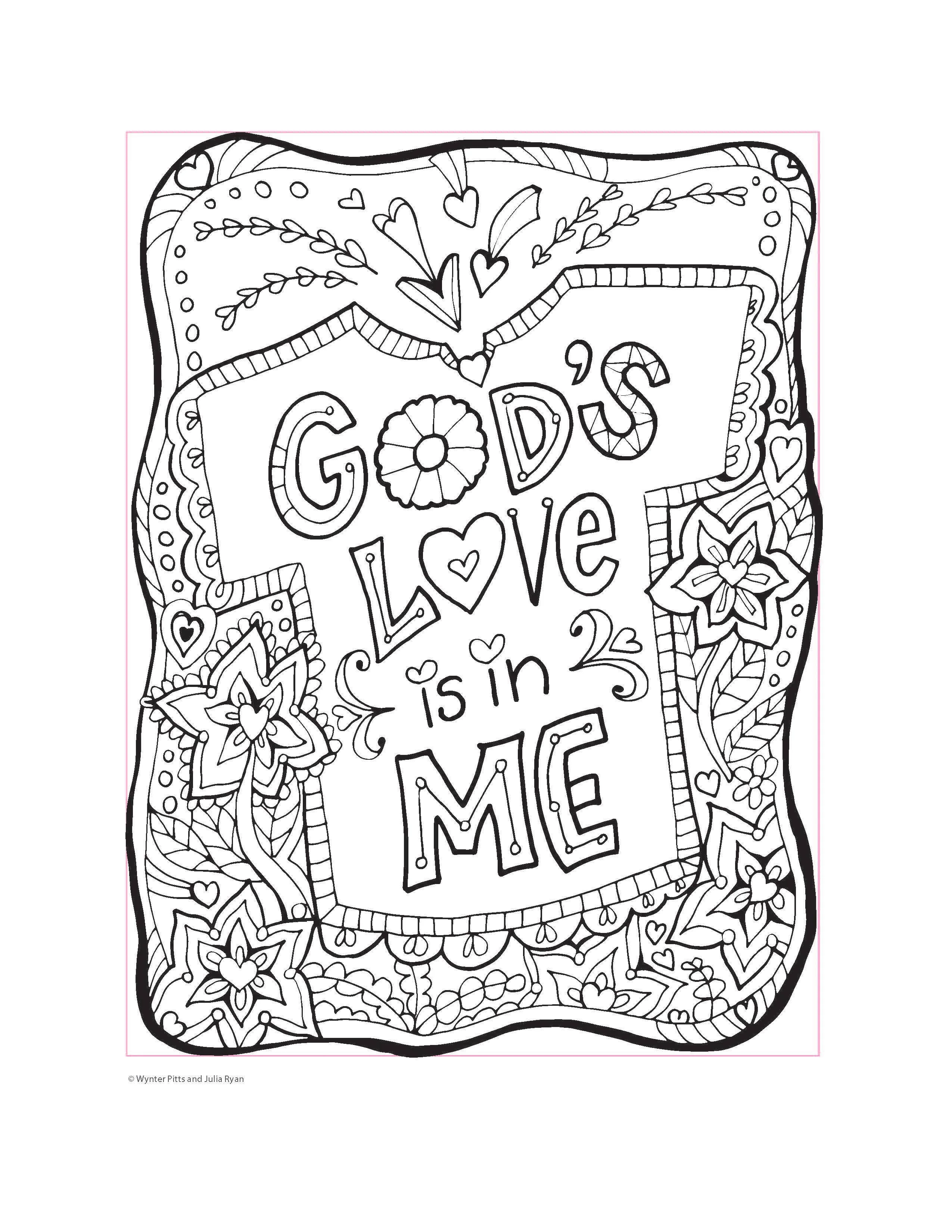 You're God's Girl Coloring Book - Image 2