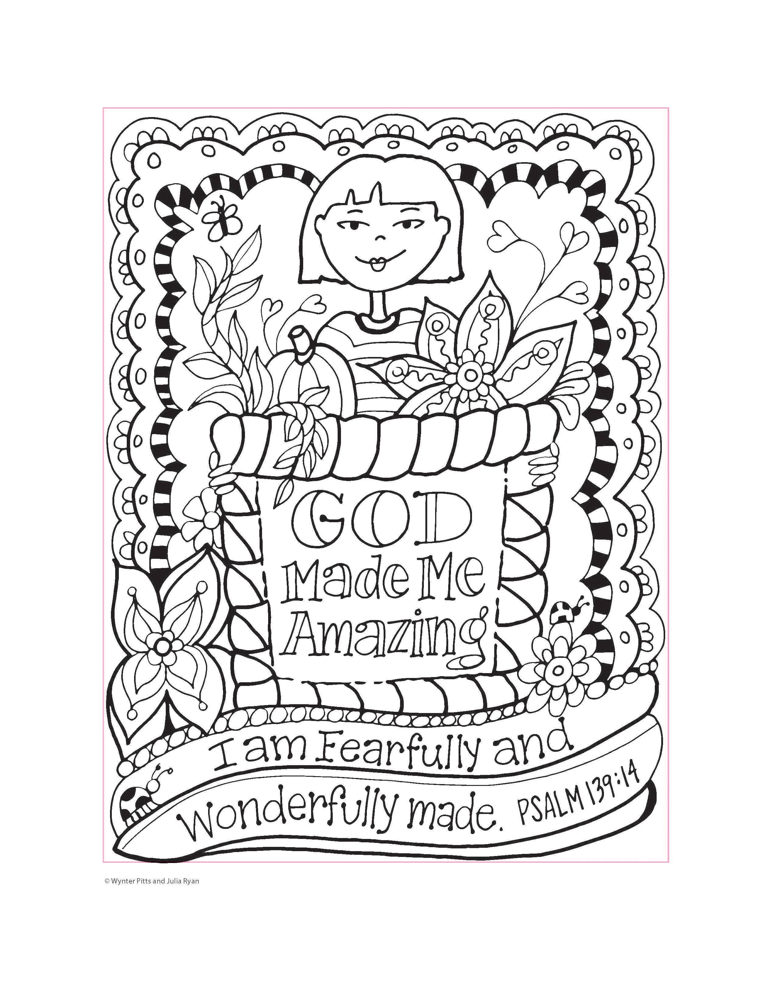 You're God's Girl Coloring Book - Image 3