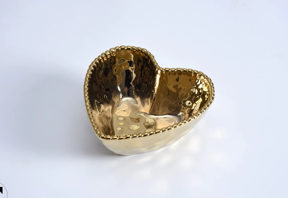 Heart Bowl-Gold