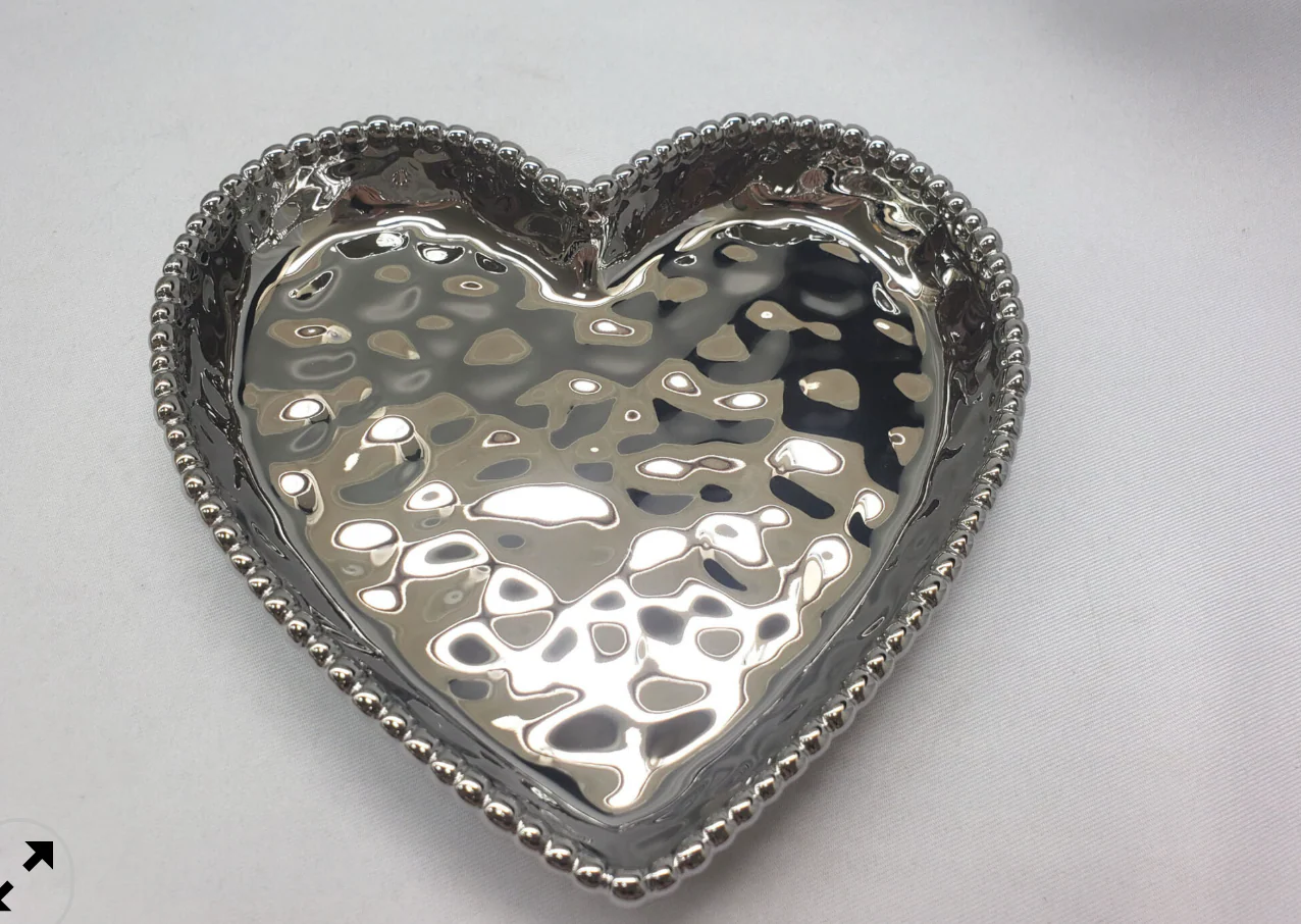 Heart Dish-Silver - Image 2