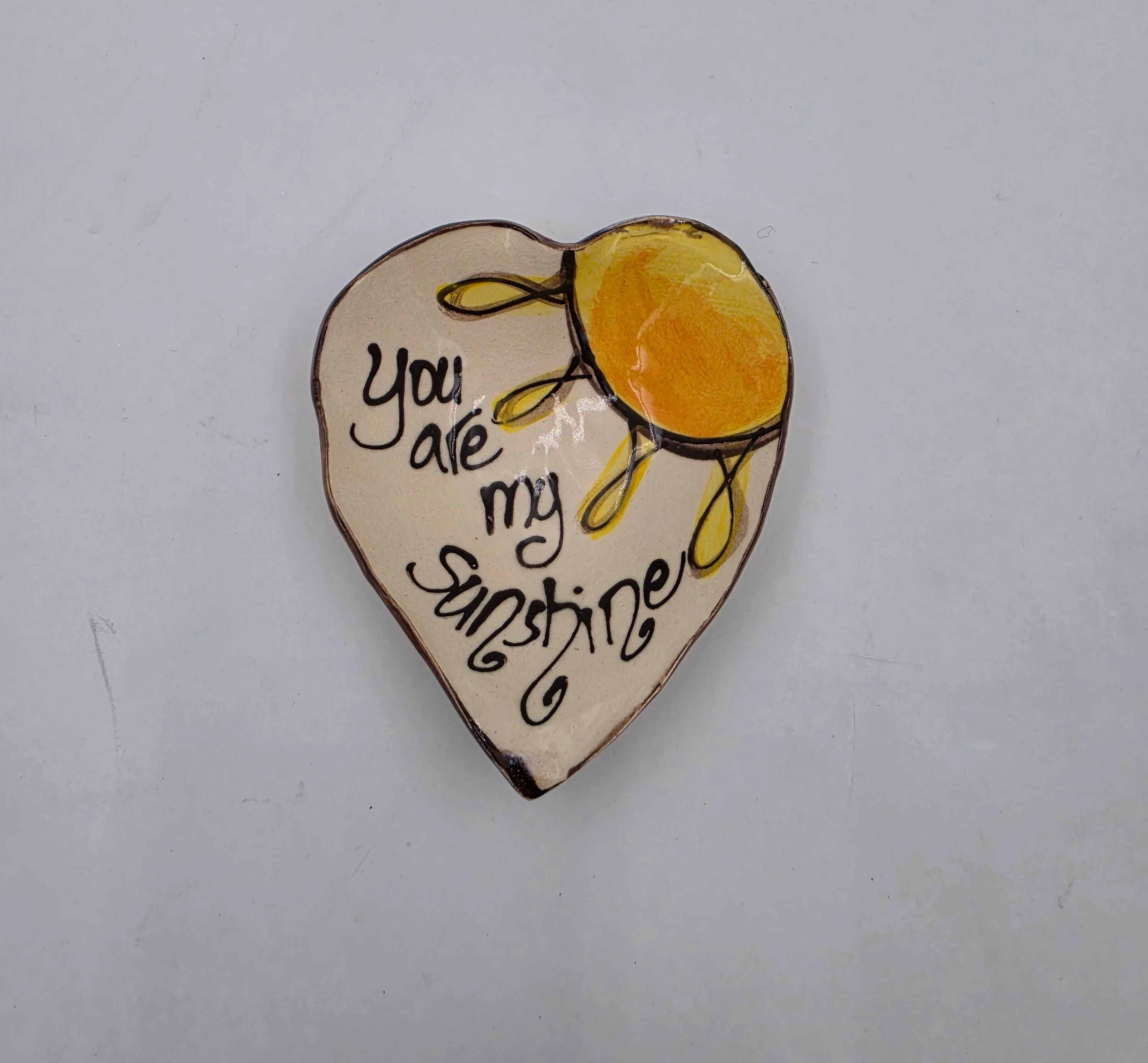 Small Rectangle Plate (you are my sunshine)