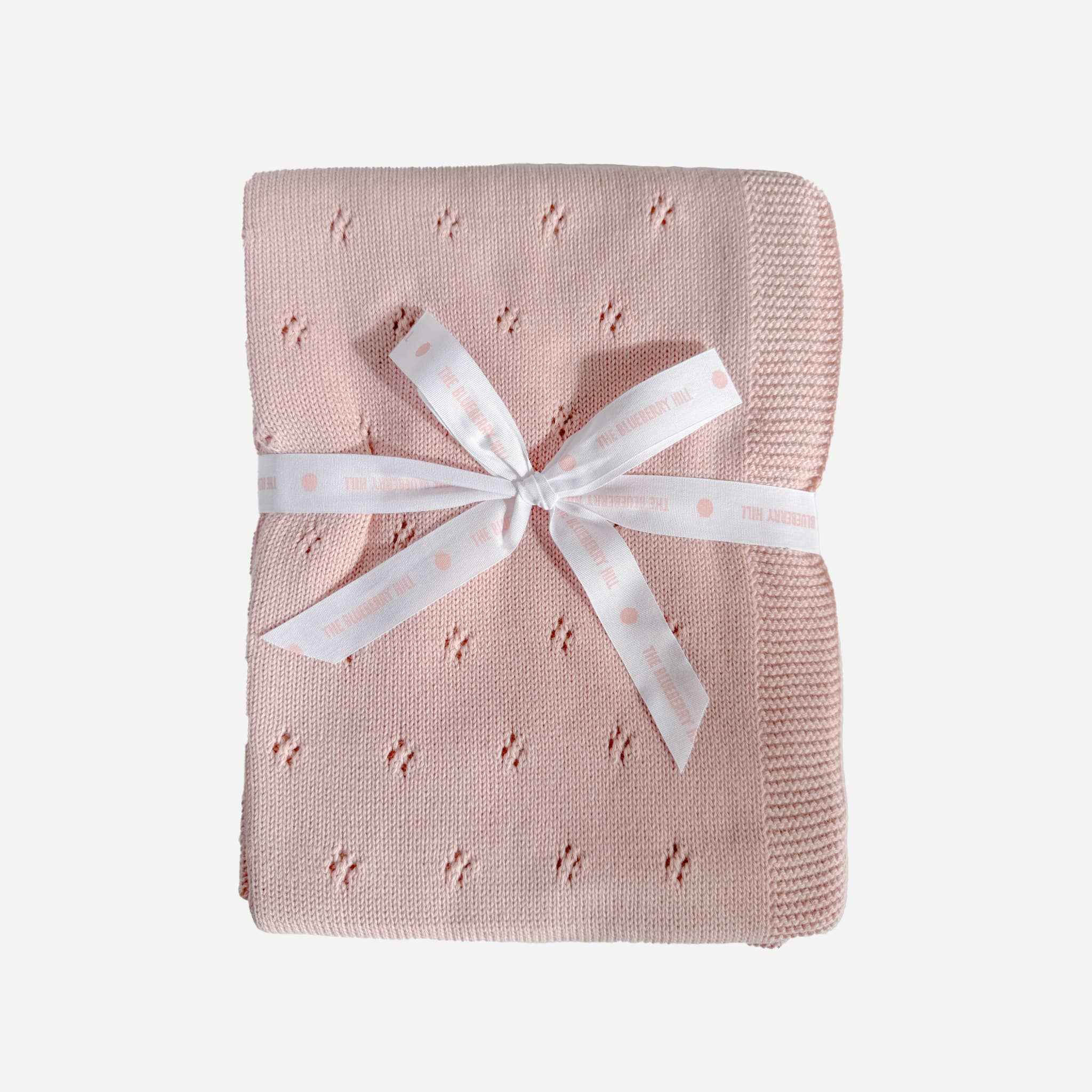 Heirloom Pique Blanket Blush Organic Cotton : Blush