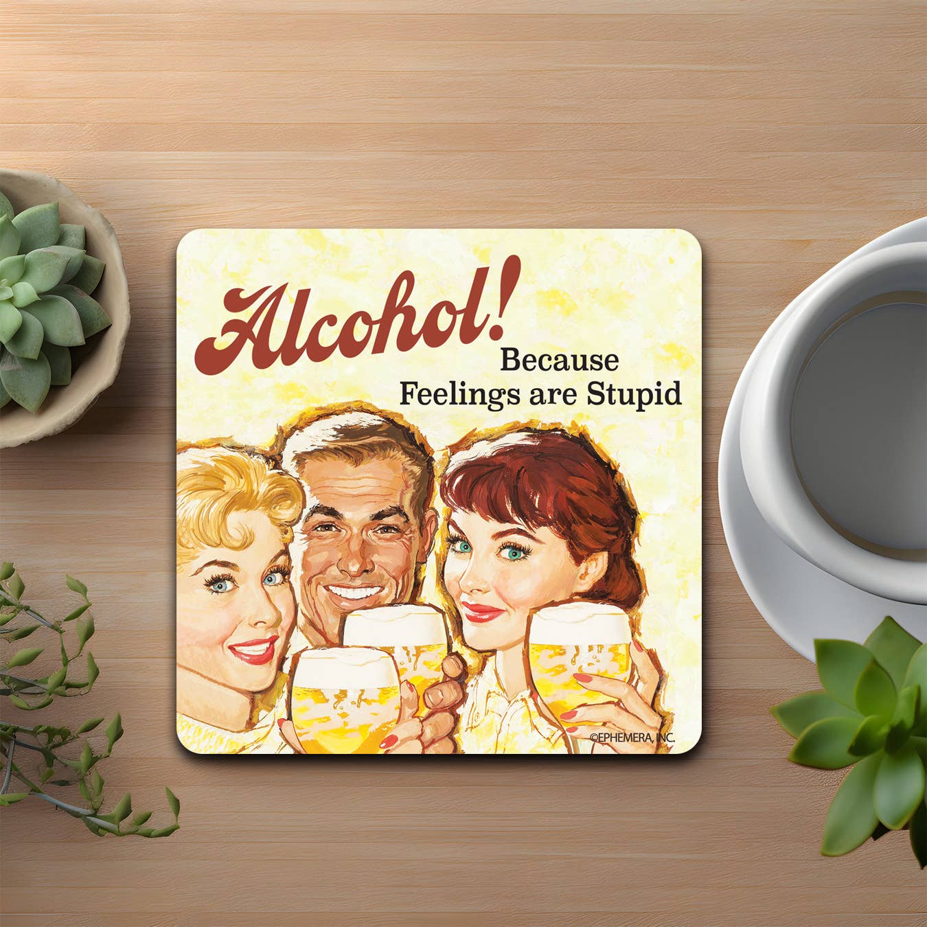 Feelings Are Stupid Coaster - Image 2