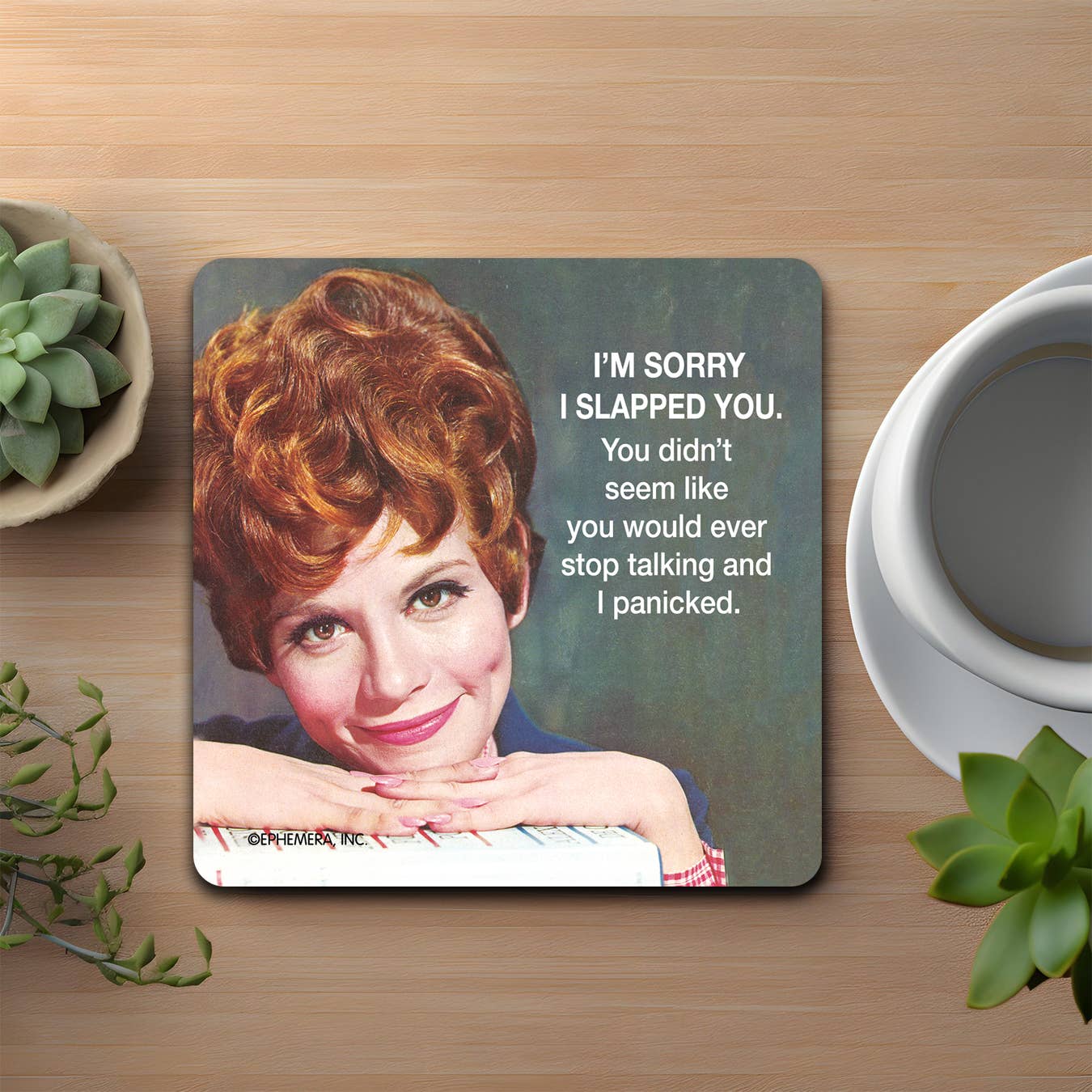 I'm Sorry I Slapped You Coaster - Image 2