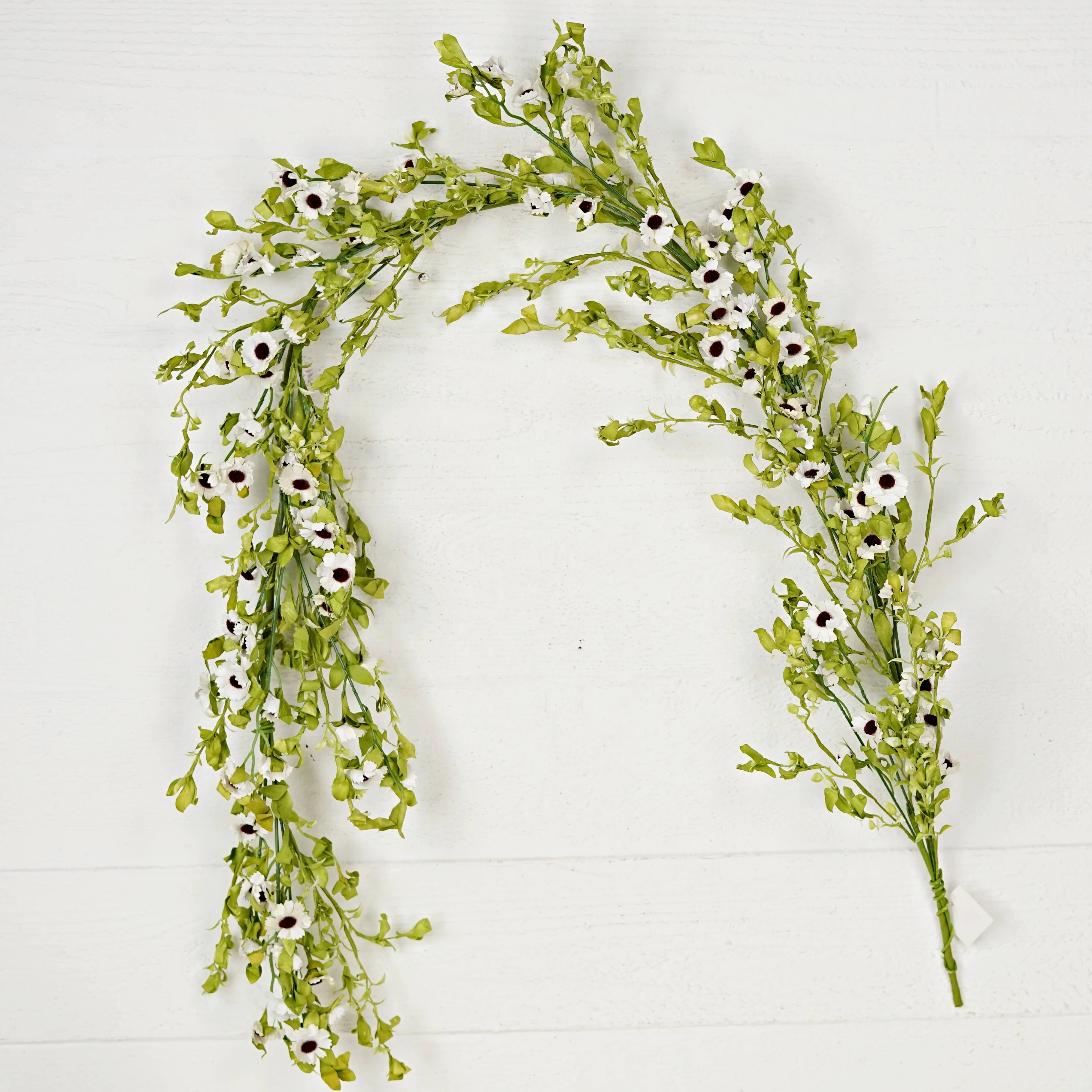 Cream Mountain Daisy Blossoms-5ft Garland-Spring Flo - Image 7