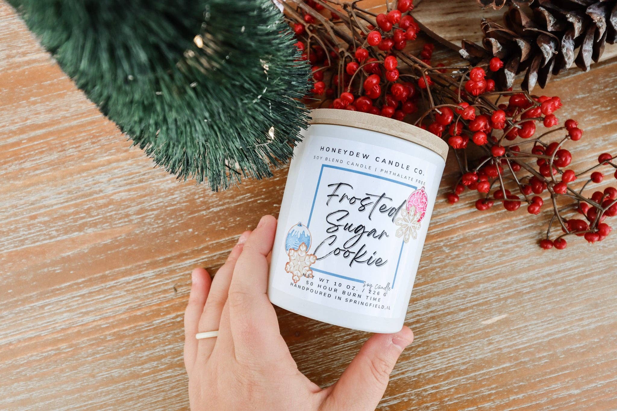 Frosted Sugar Cookie 8 oz Jar Candle - Image 2