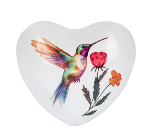 Hummingbird Chime Heart - Image 4