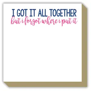 I Got It All Together Luxe Notepad
