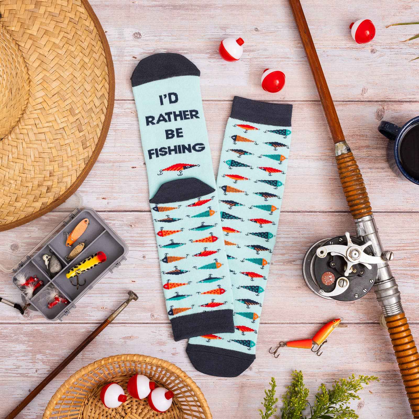 I'd Rather Be Fishing Socks - Image 7