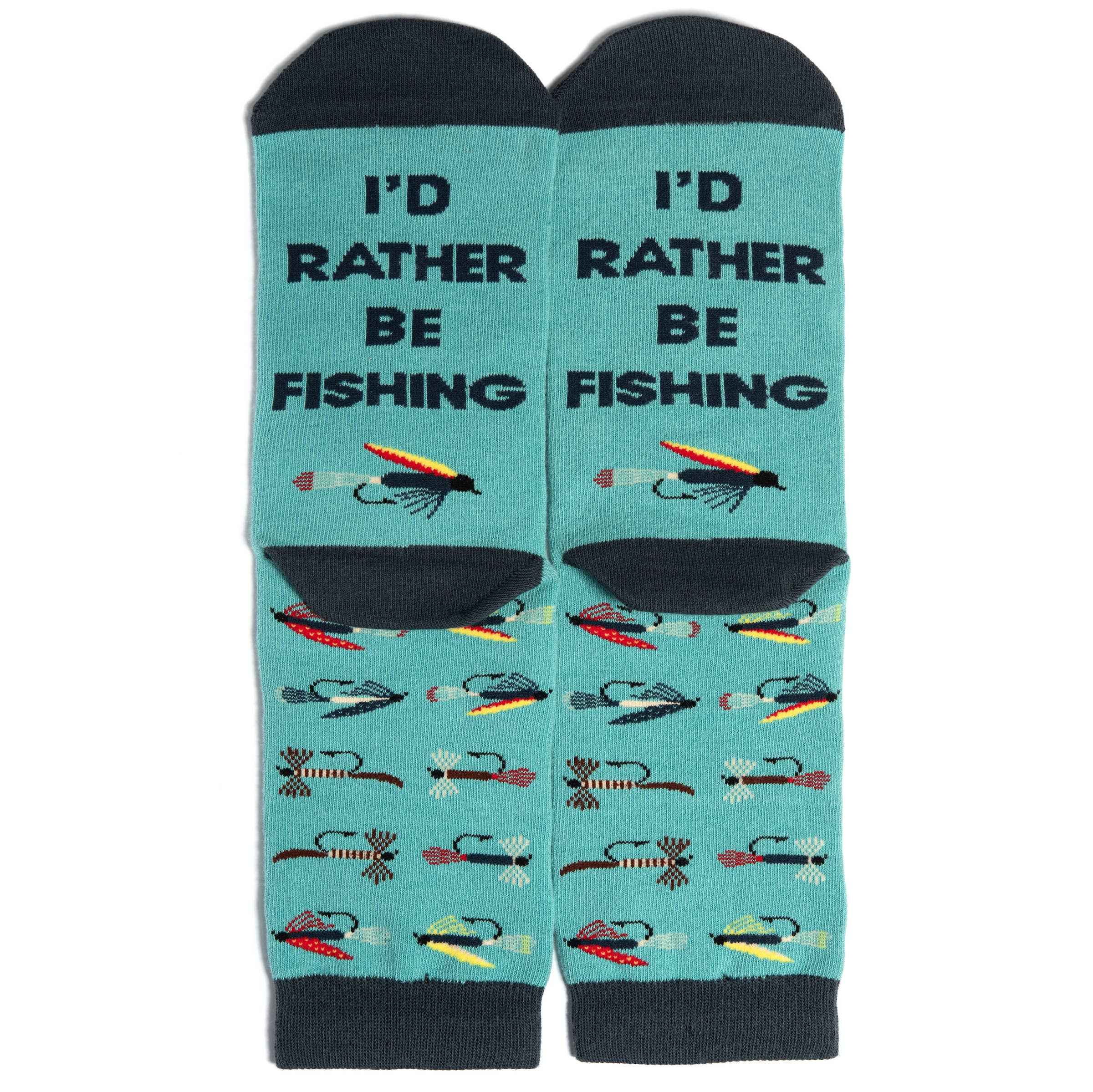 I'd Rather Be Fly Fishing Socks - Image 6