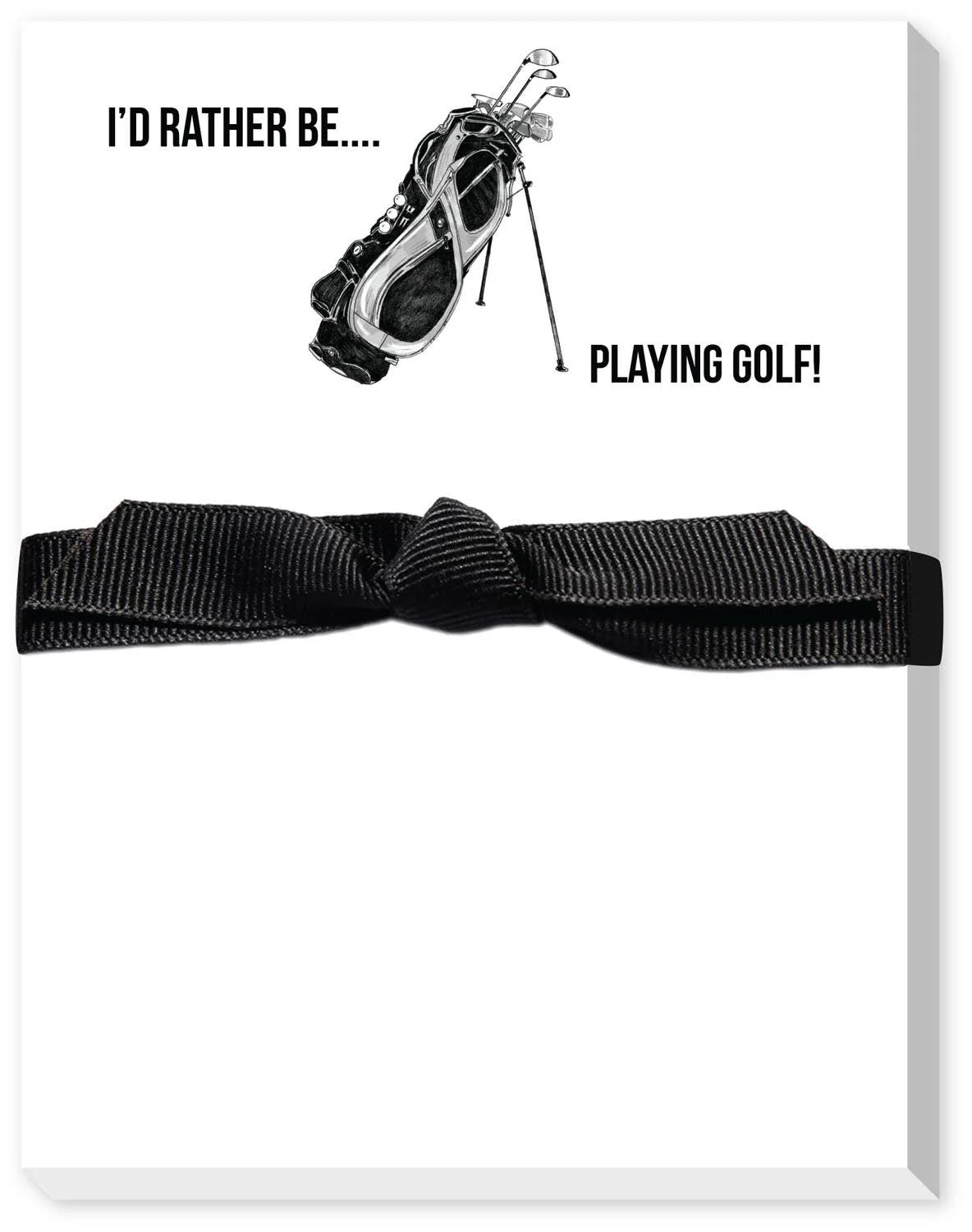 I'D RATHER BE PLAYING GOLF MINI NOTEPAD