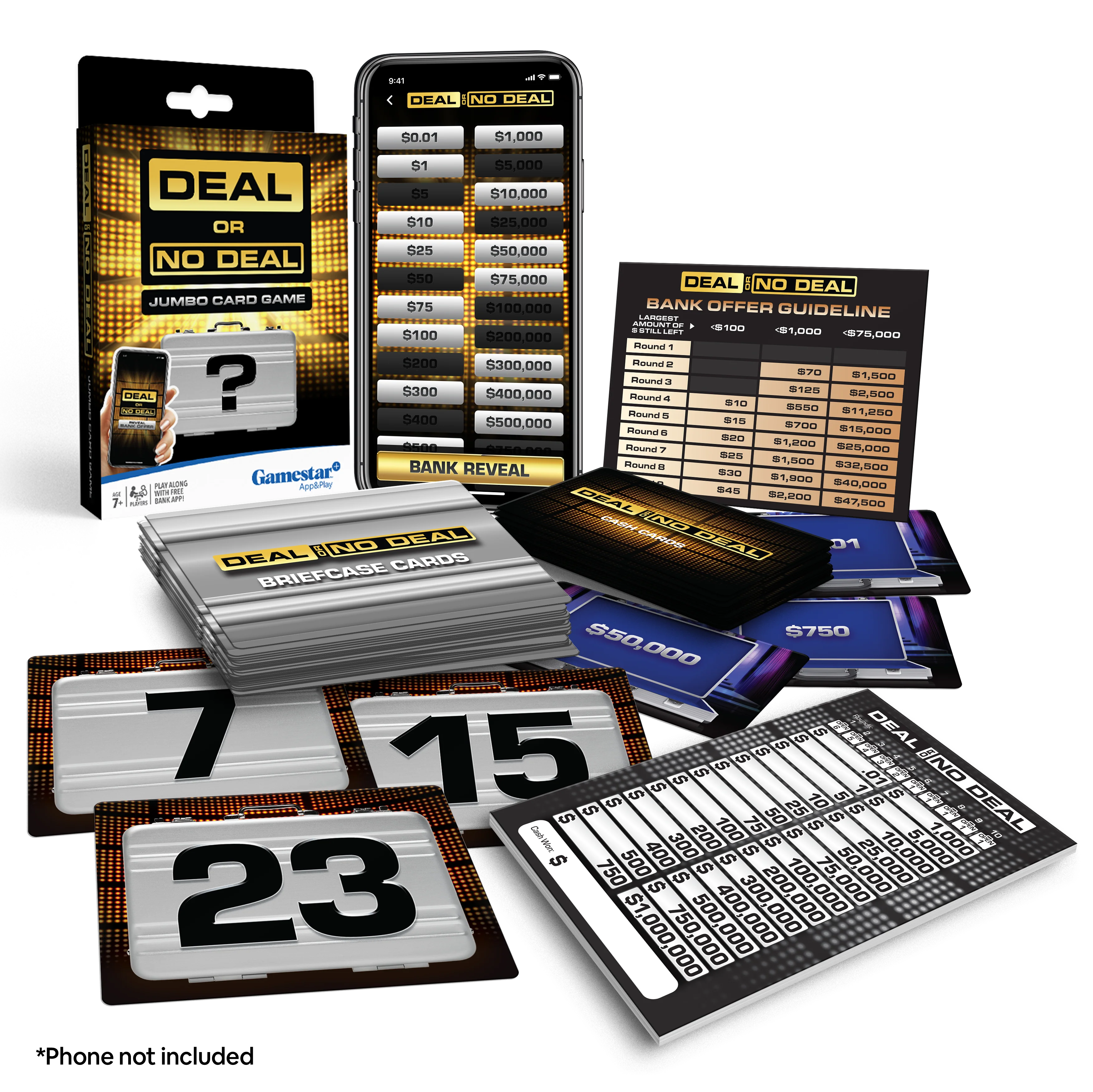 Deal or No Deal Jumbo Card Game - Image 4