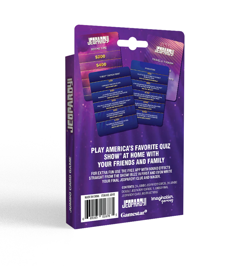 Jeopardy Jumbo Card Game - Image 2