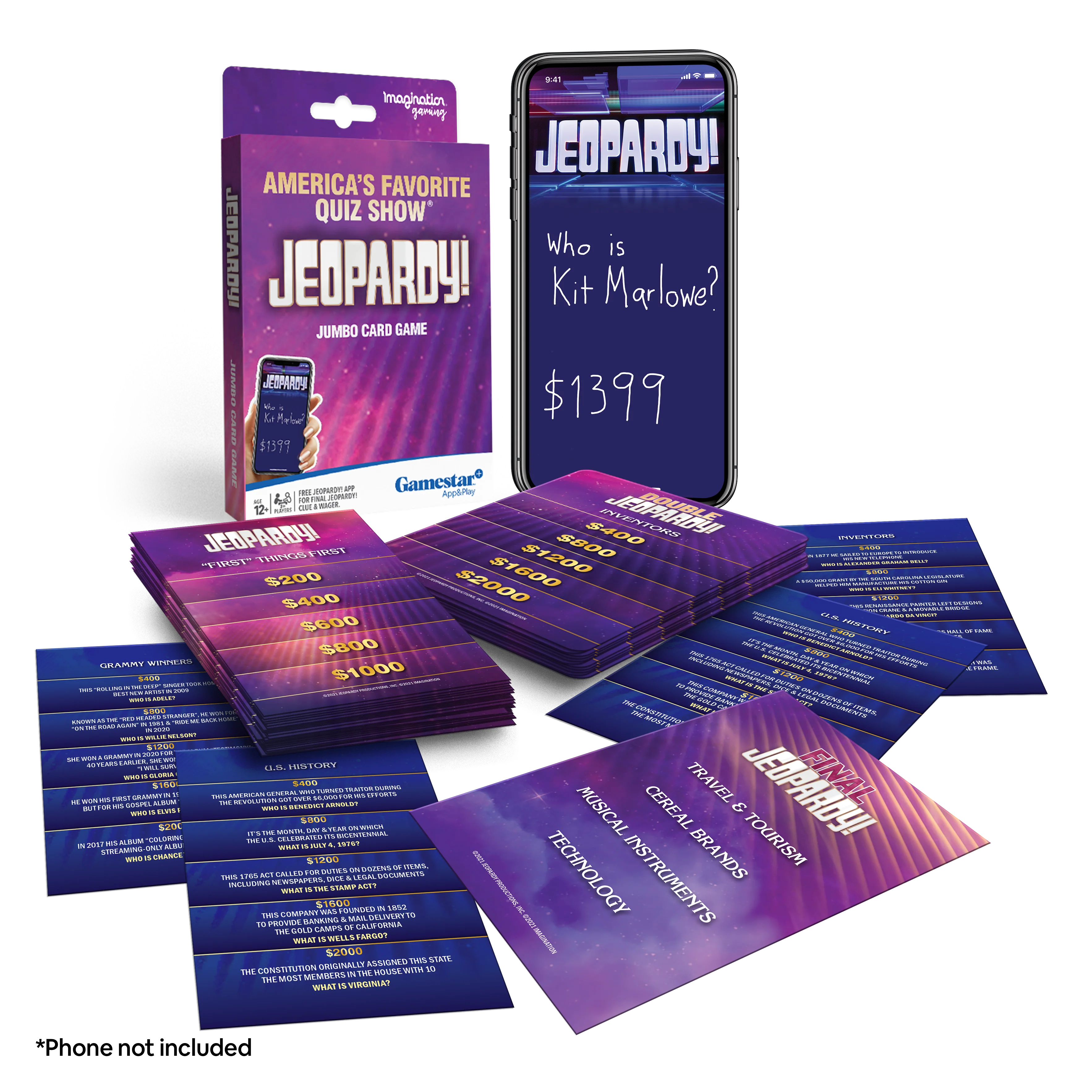Jeopardy Jumbo Card Game - Image 3