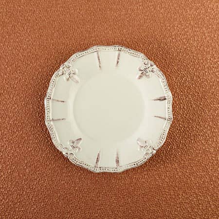Fleur-Di-Lis Ceramic Plate