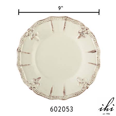Fleur-Di-Lis Ceramic Plate - Image 3