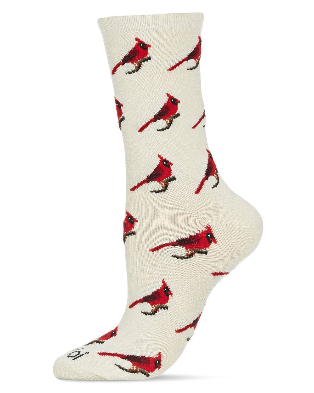 MeMoi Cardinal Bamboo Crew Sock - Image 2