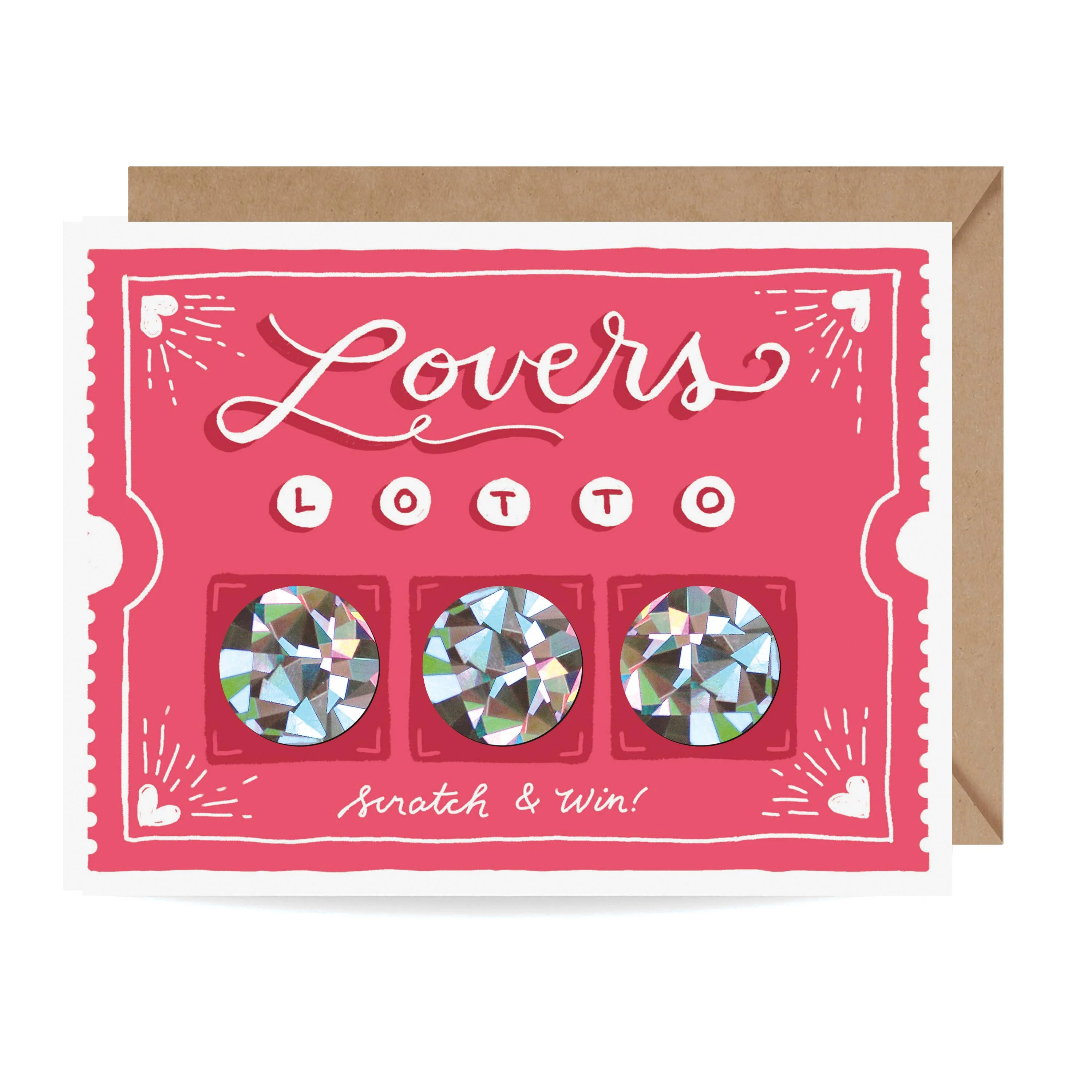 Scratch-off Card - Lovers Lotto - Love/Anniversary