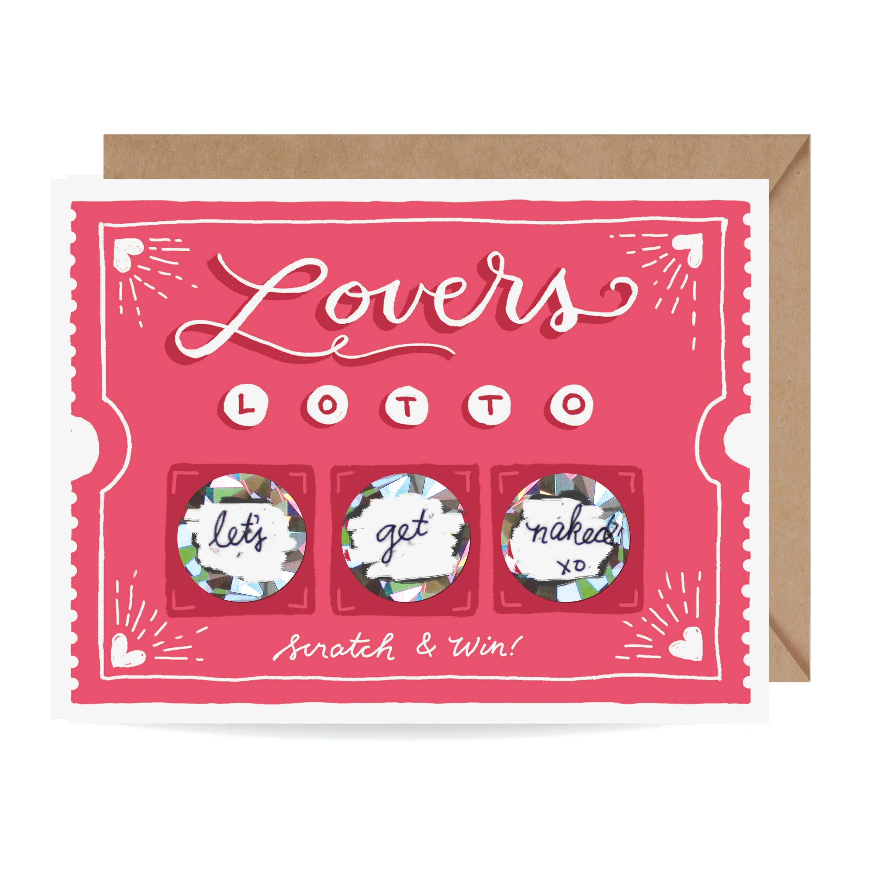 Scratch-off Card - Lovers Lotto - Love/Anniversary - Image 2