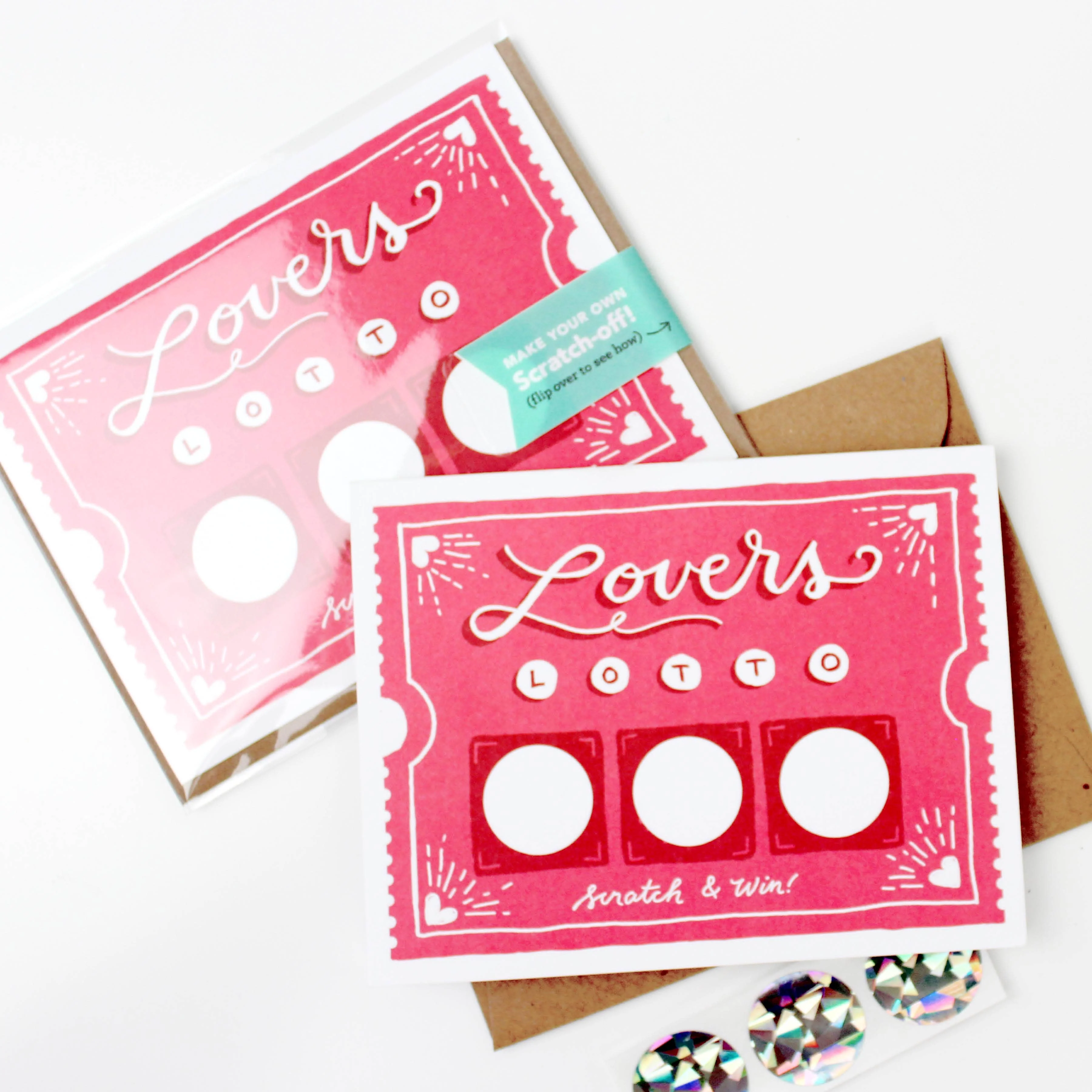 Scratch-off Card - Lovers Lotto - Love/Anniversary - Image 6