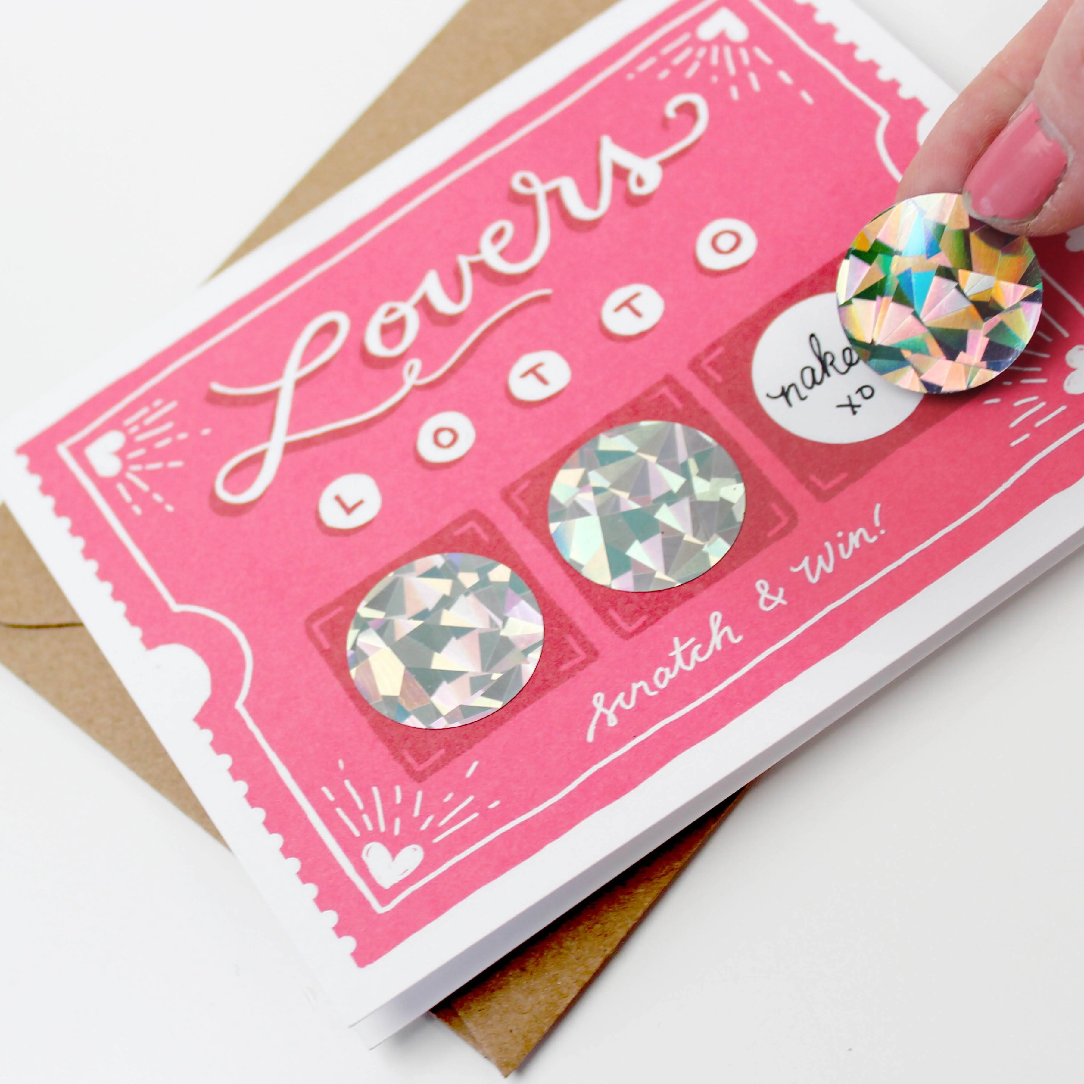 Scratch-off Card - Lovers Lotto - Love/Anniversary - Image 9