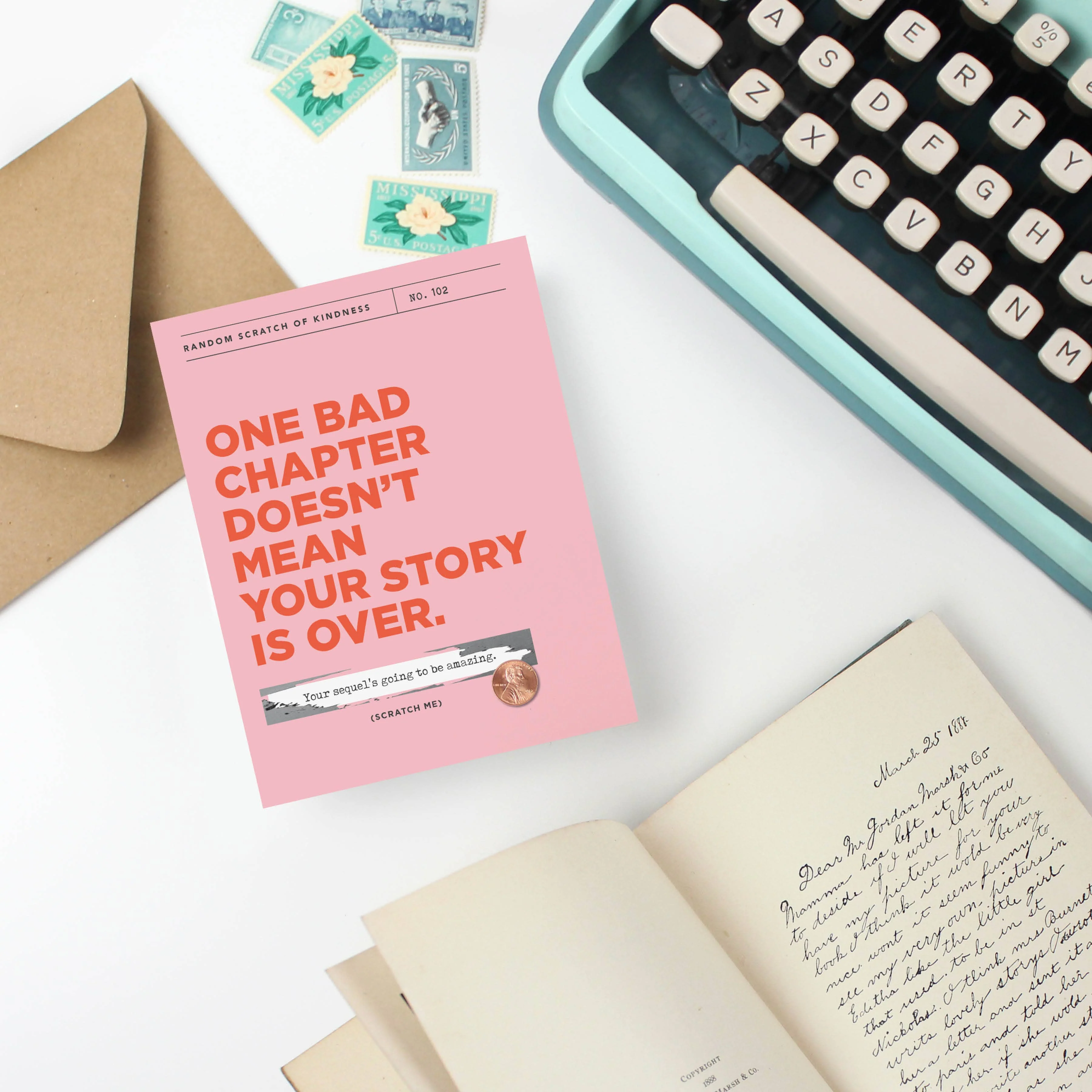 Scratch-off Card - One Bad Chapter - Encouragement - Image 3