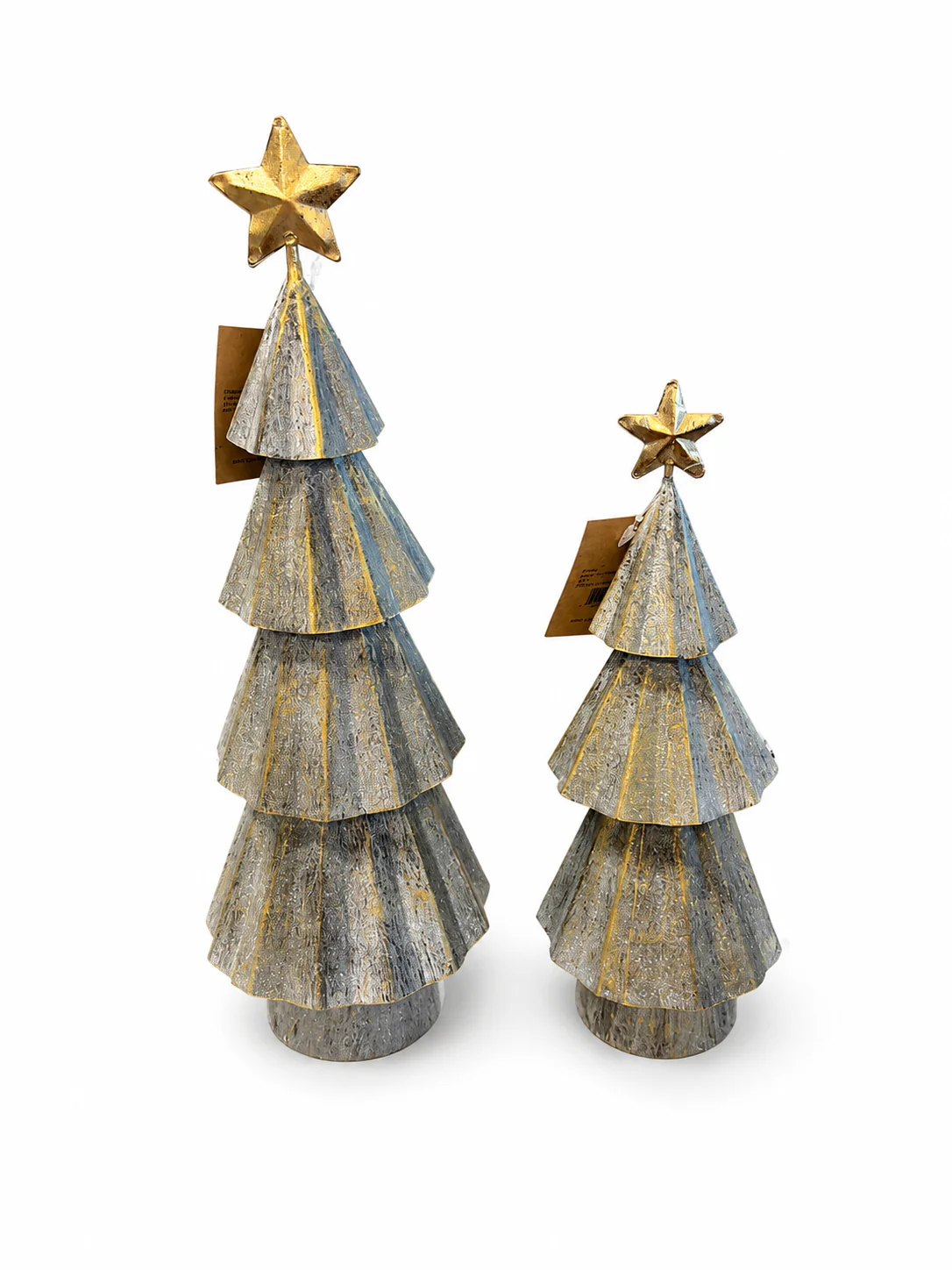 Iron Antique Gold Christmas Tree
