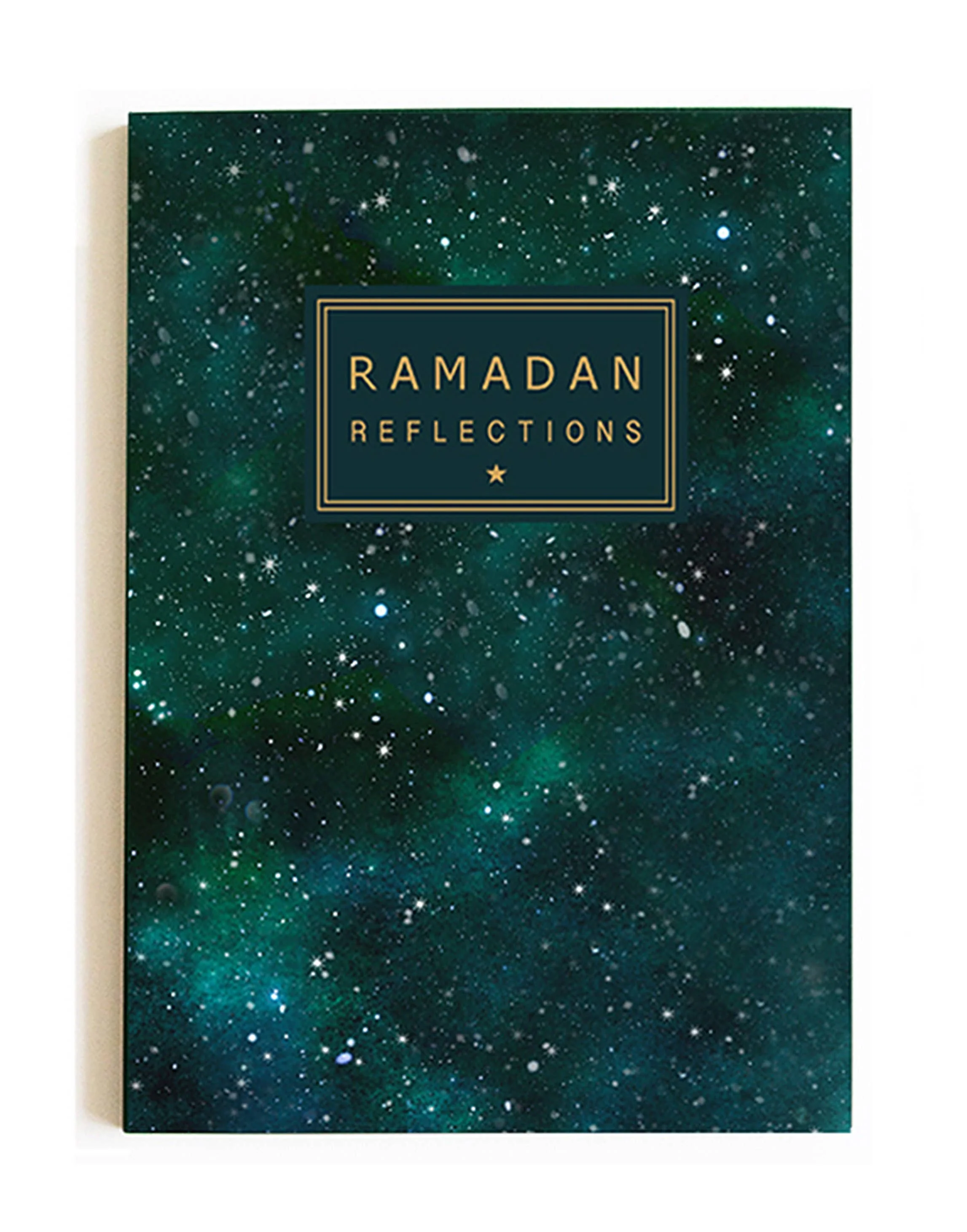 Ramadan Reflections Journal in Gold Foil, A5 Islamic Notebook, Planner - Image 2