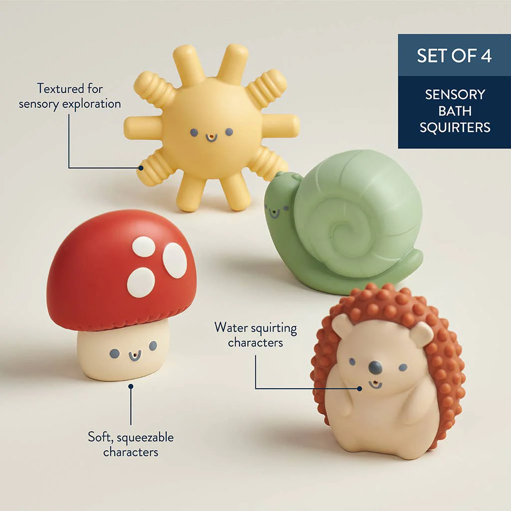 Itzy Squirt™ 4-pack of Soft Bath Toys - Image 5
