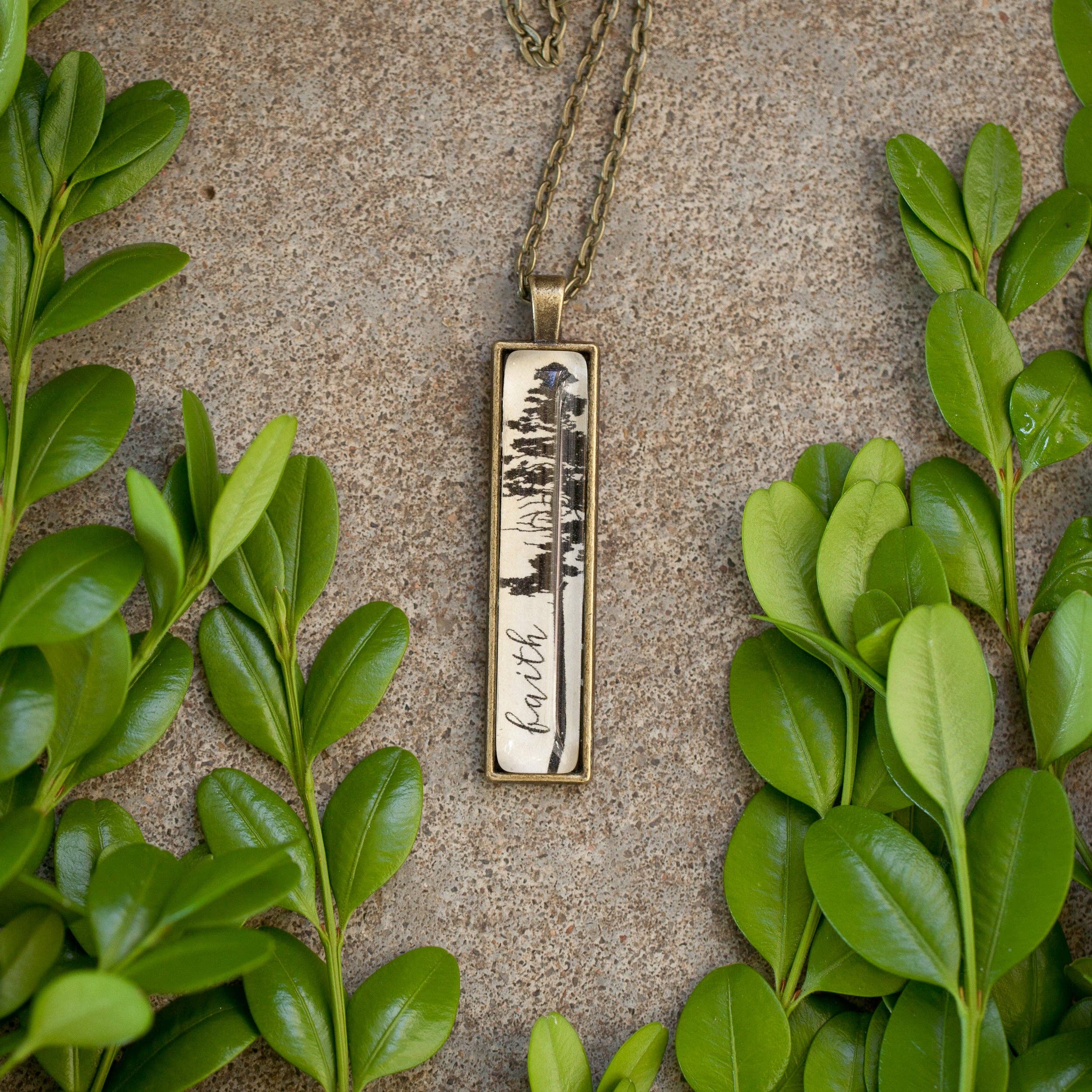 Faith Tree necklace Inspirational Jewelry for Christian shop - Image 2