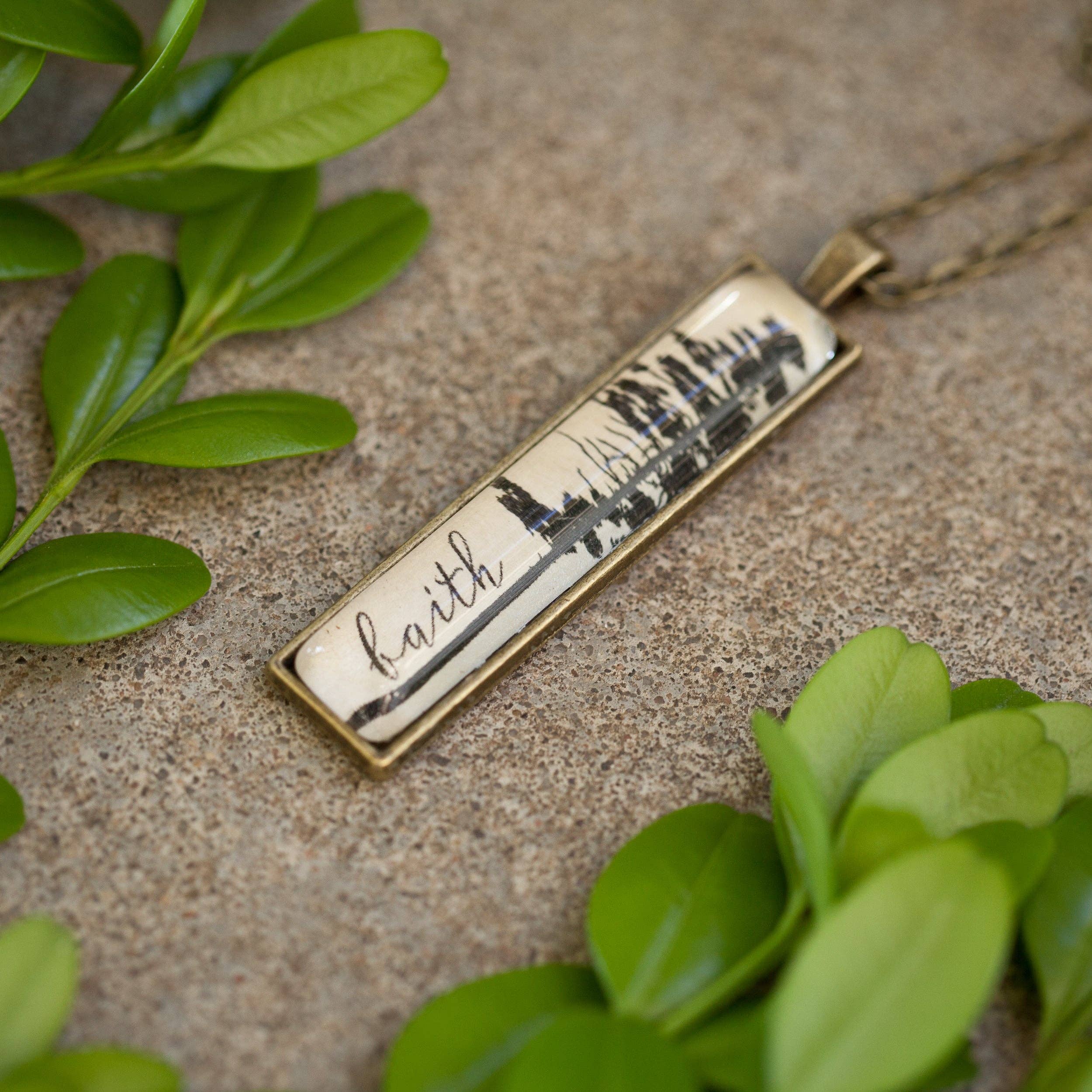 Faith Tree necklace Inspirational Jewelry for Christian shop - Image 3