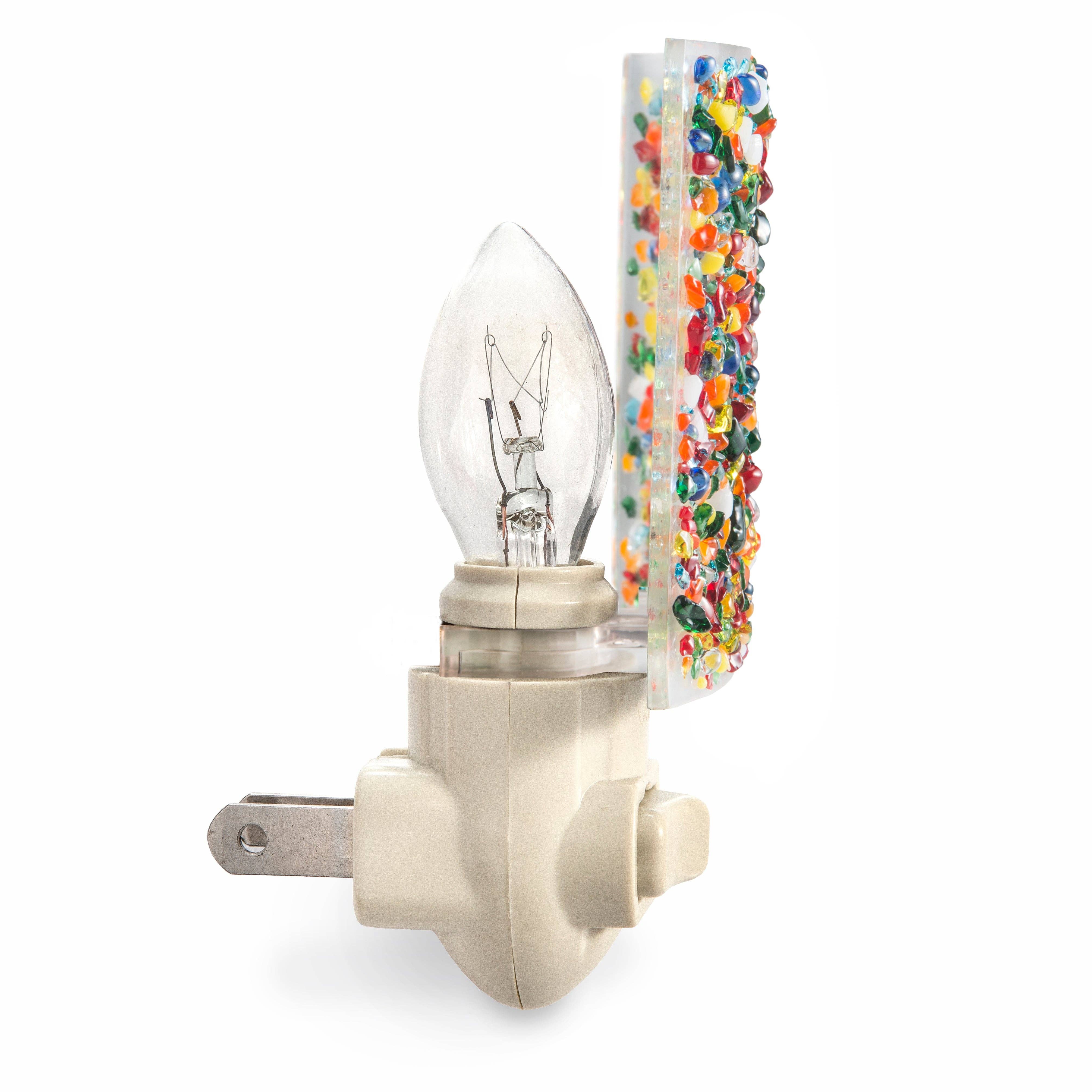 Bright Colored Fused Glass Night Light - Image 2