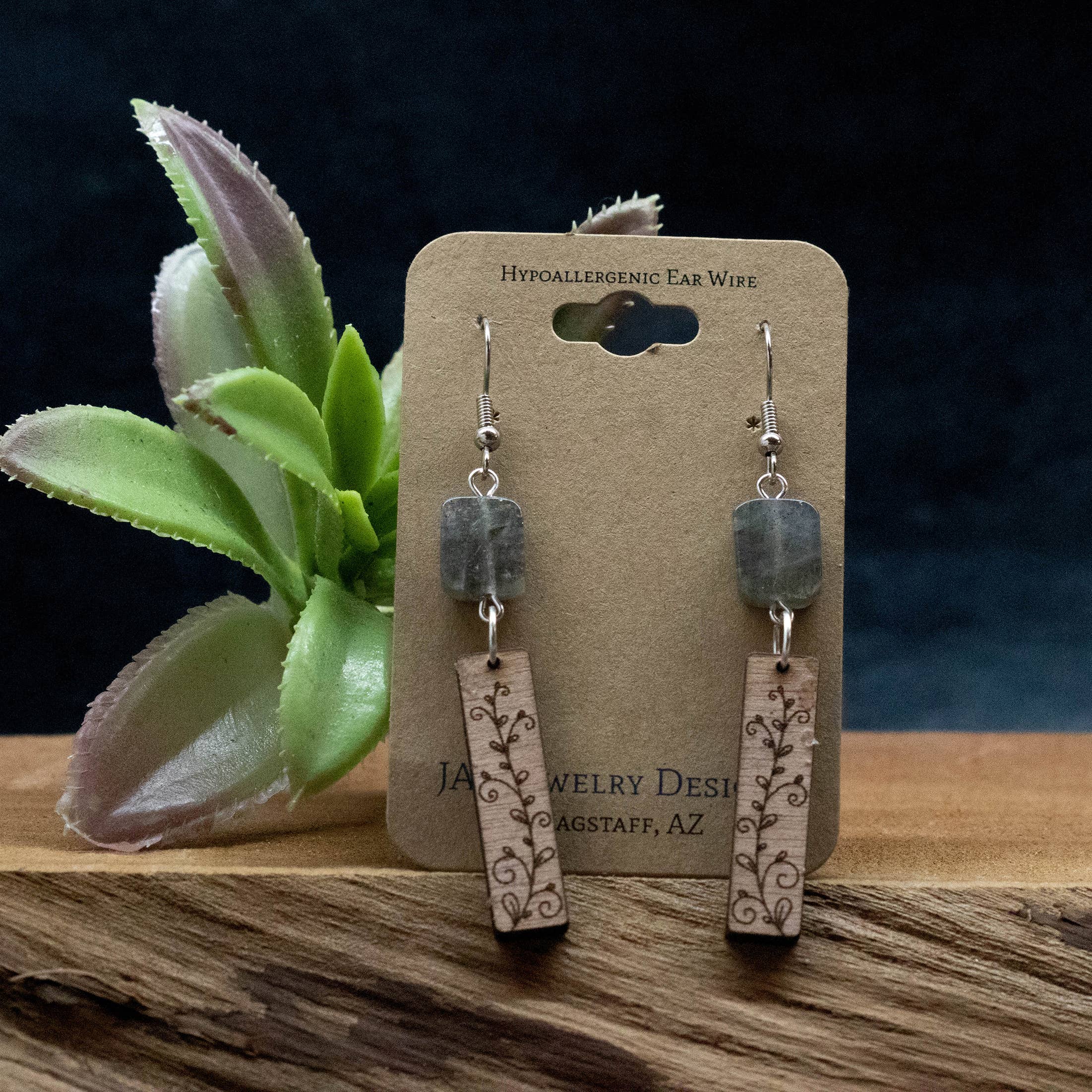 Louisa Vine Trapp Earrings - Image 2