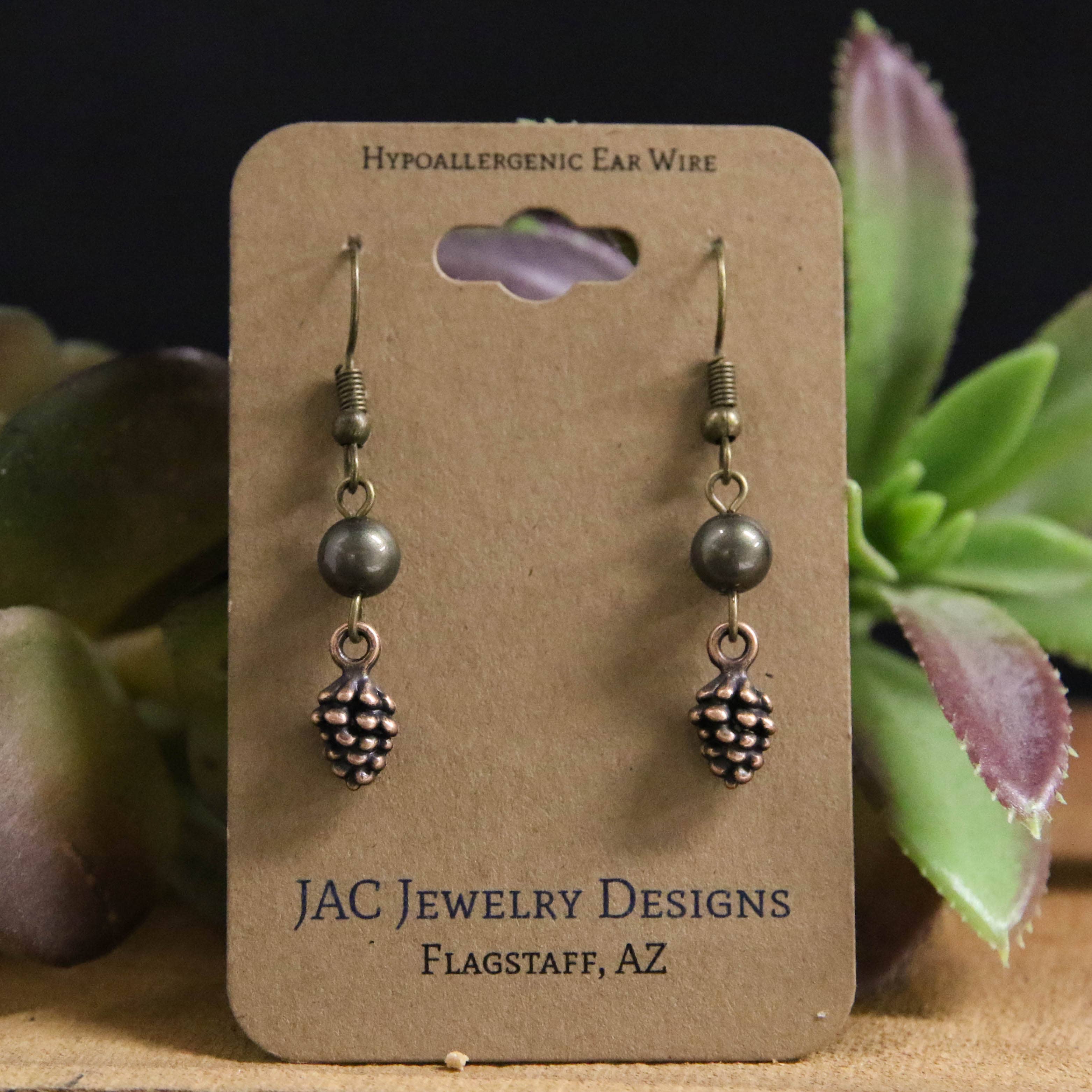Pinecone Earrings - Image 3