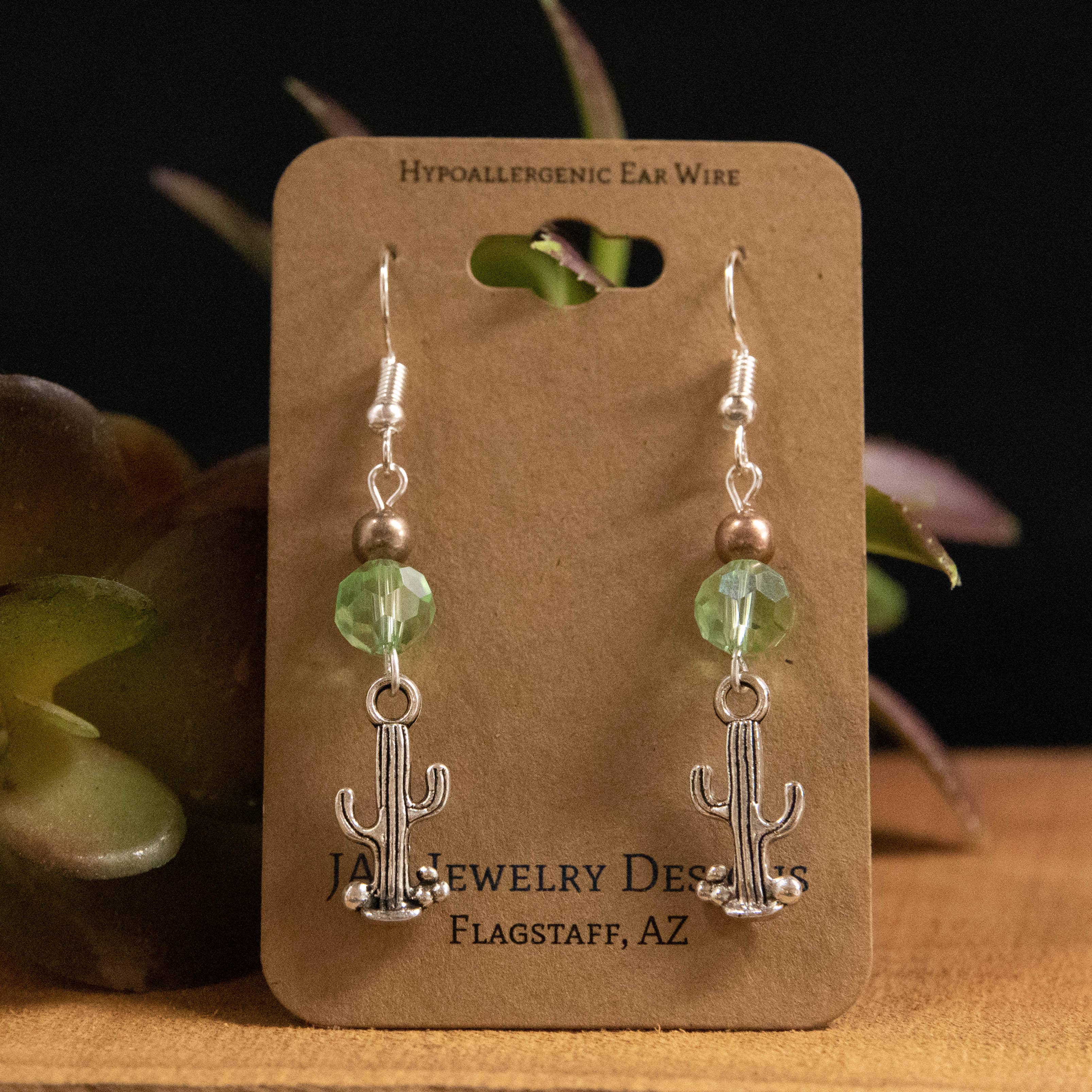 Saguaro Cactus Earrings - Image 2