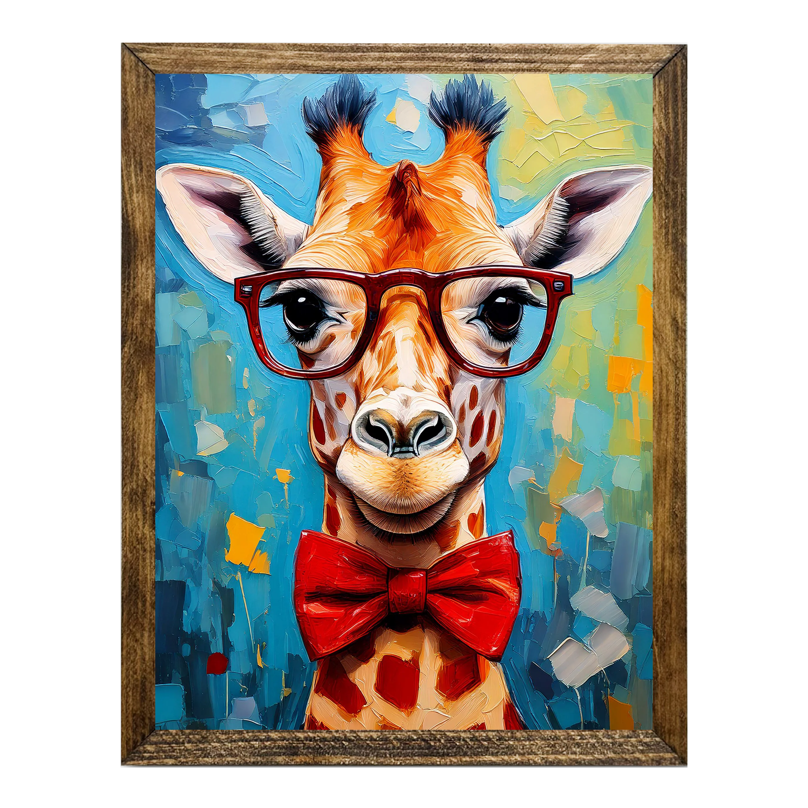 ANIMALS WITH GLASSES- GIRAFFE