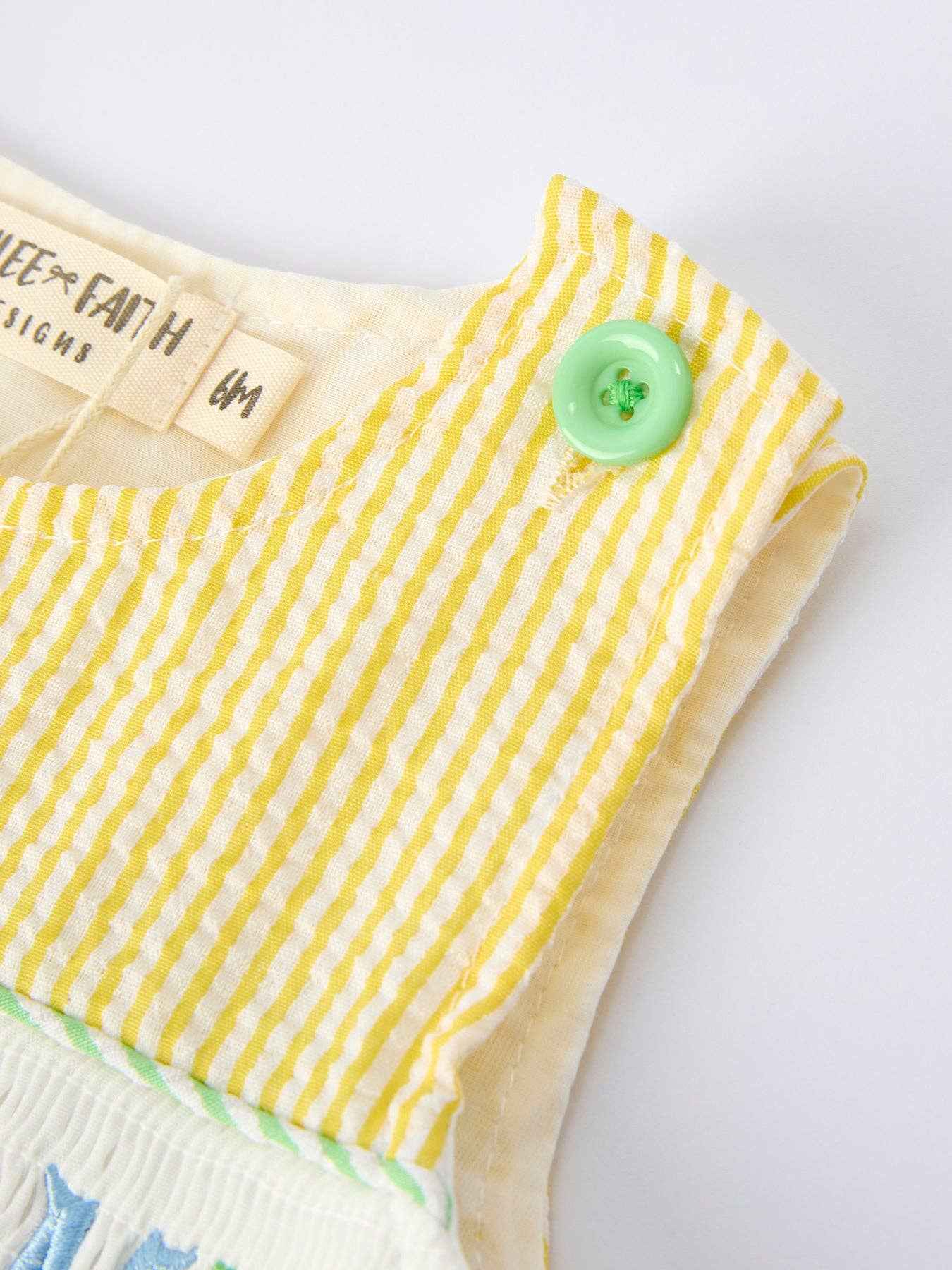 "Jesus Loves Me " Baby Boy Romper: 6M - Image 3