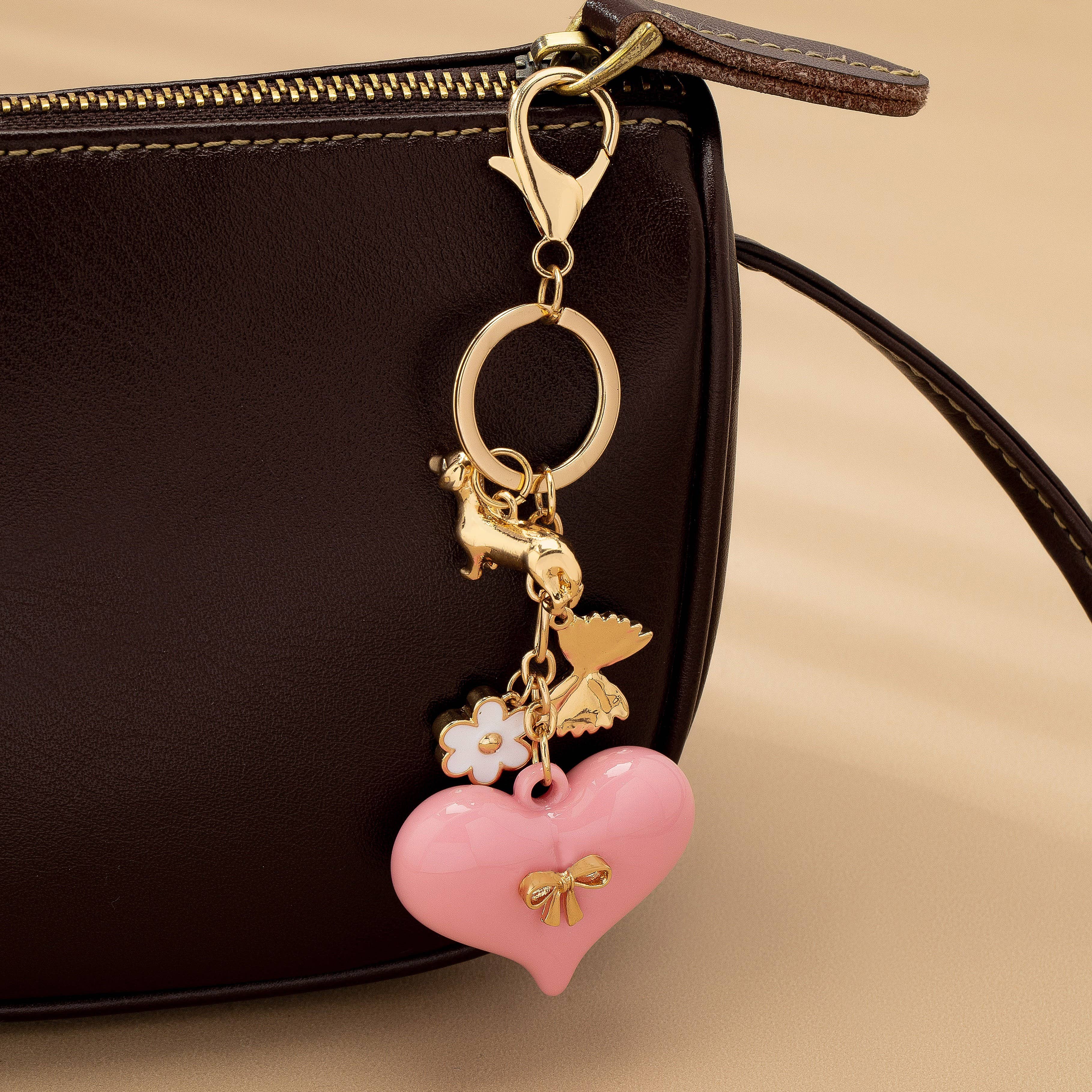JOSSLYN by wall to wall - BAG CHARM-HEART DOG BAG CHARM KEY CHAIN | 80K087 - Image 5