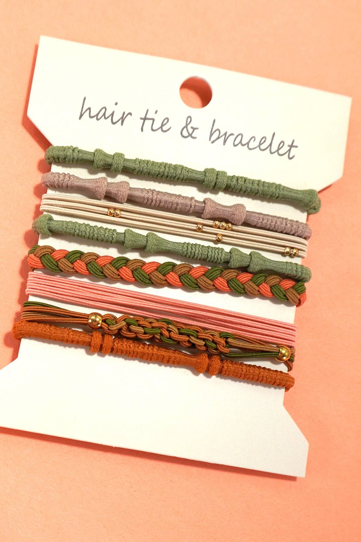 BOHO DUAL FUNCTION KNOT BRACELET HAIR TIES - Image 5