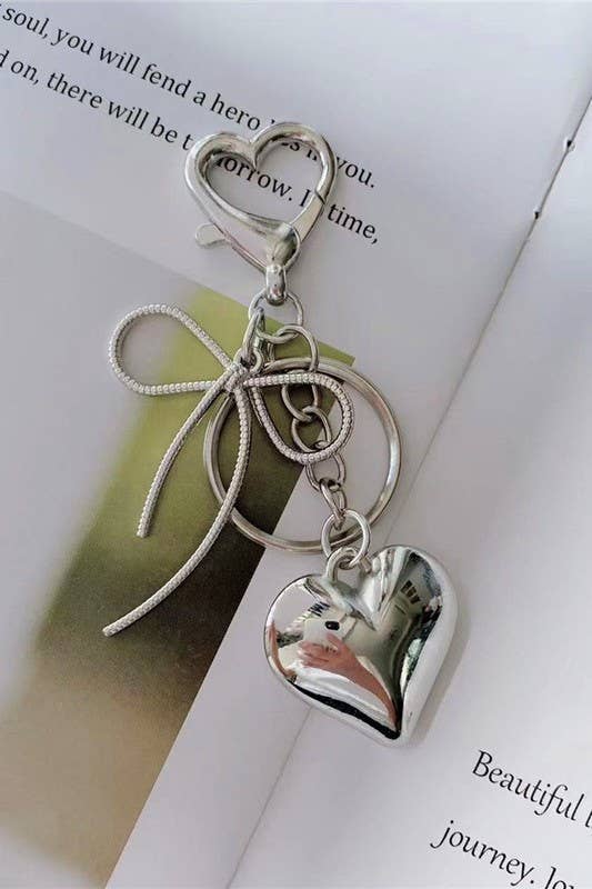 CHAIN BAG CHARM-BOW HEART CHARM BAG EXTENSION - Image 3