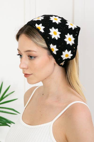 FLOWER HAIR SCARF HAIR BAND - Image 14